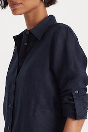 Lauren Ralph Lauren Karrie Long Sleeve Linen Shirt - Image 7 of 9