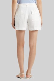 Lauren Ralph Lauren Daviana Soft Drape Linen Tie Waist Shorts - Image 2 of 6
