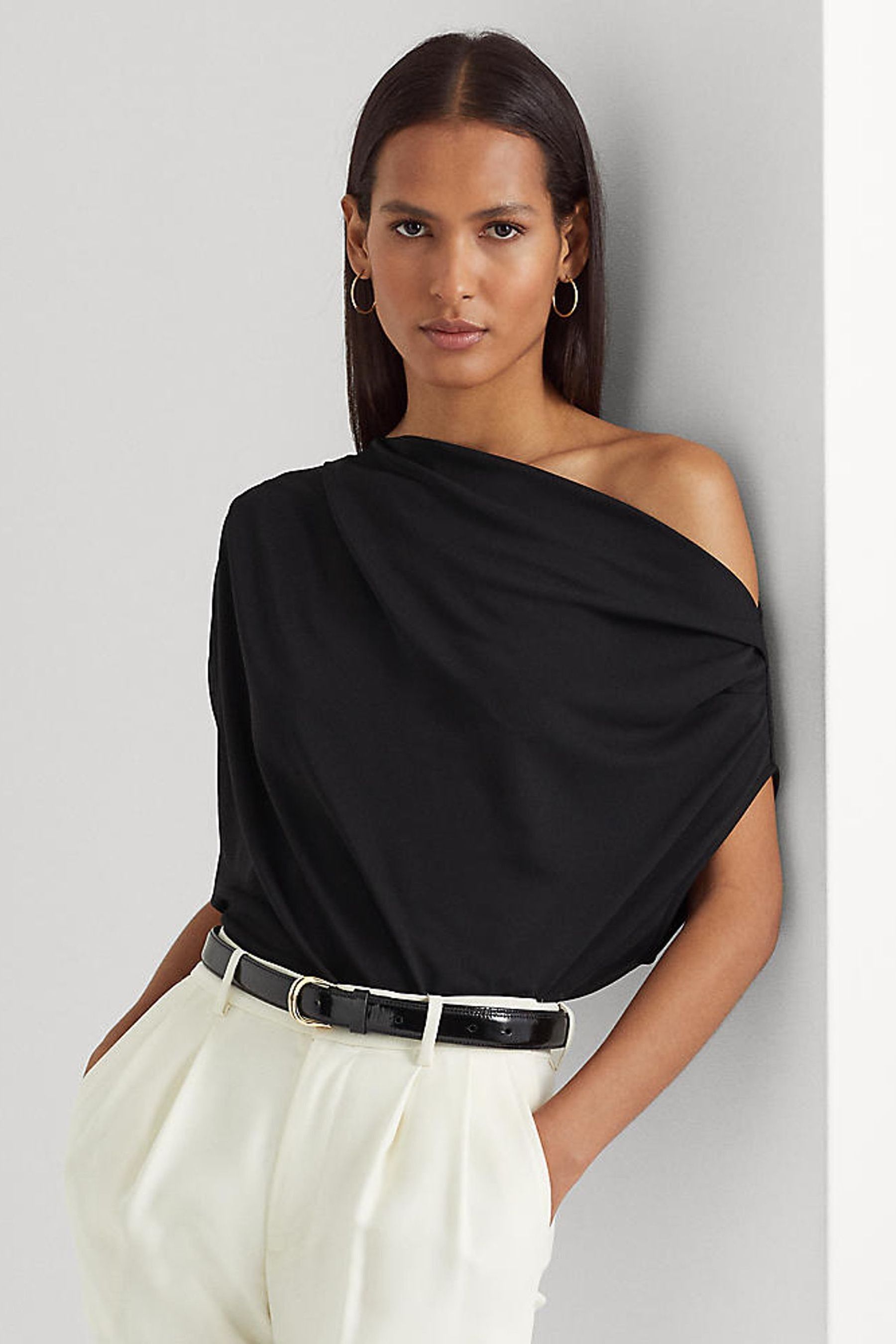 Ralph lauren one shoulder top cheap