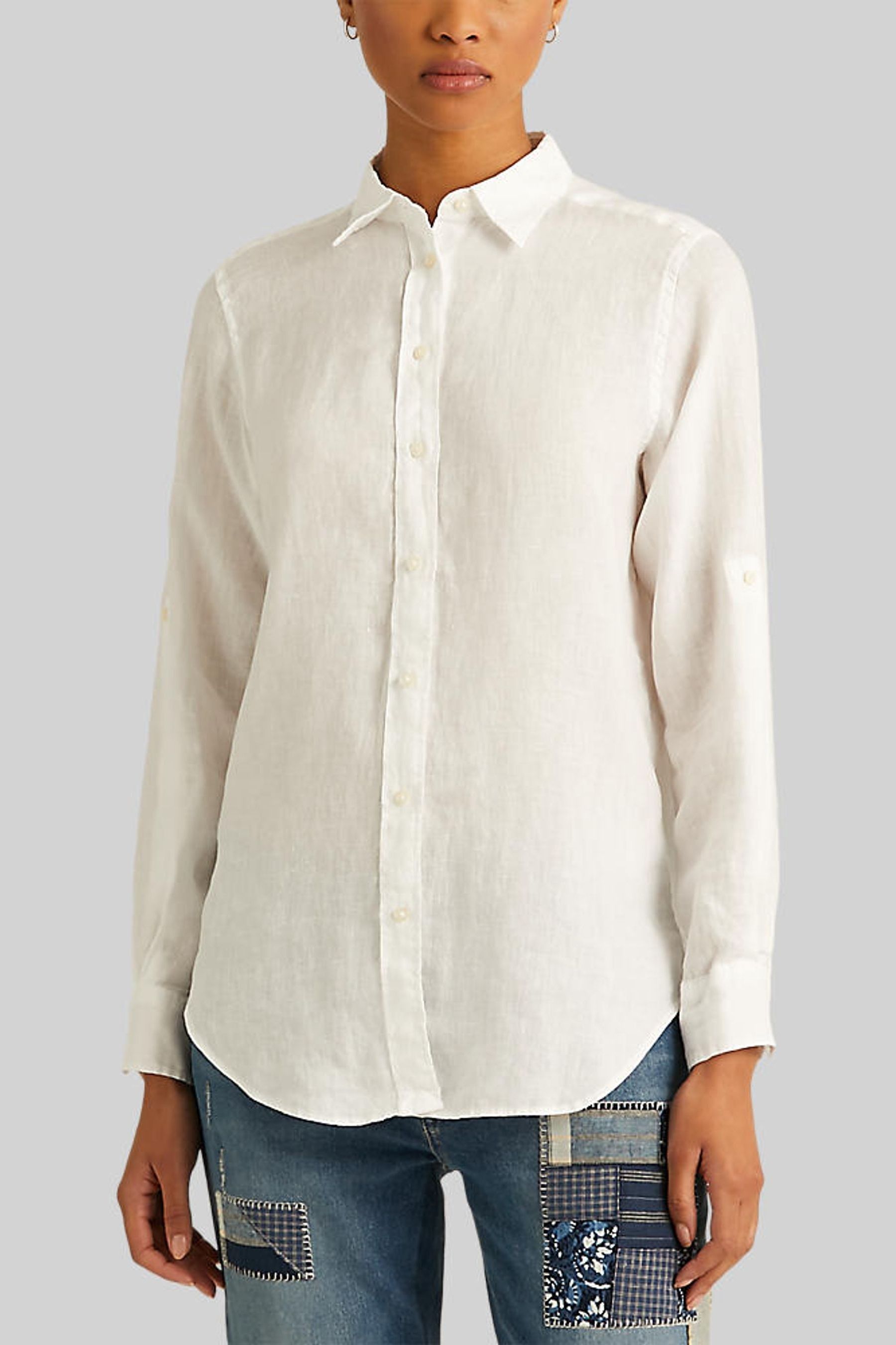 Lauren ralph lauren linen shirt new arrivals