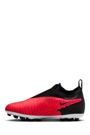 Nike Red Jr. Phantom Dynamic Artificial Ground Football Boots - Image 4 of 12