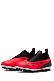 Nike Red Jr. Phantom Dynamic Artificial Ground Football Boots - Image 5 of 12