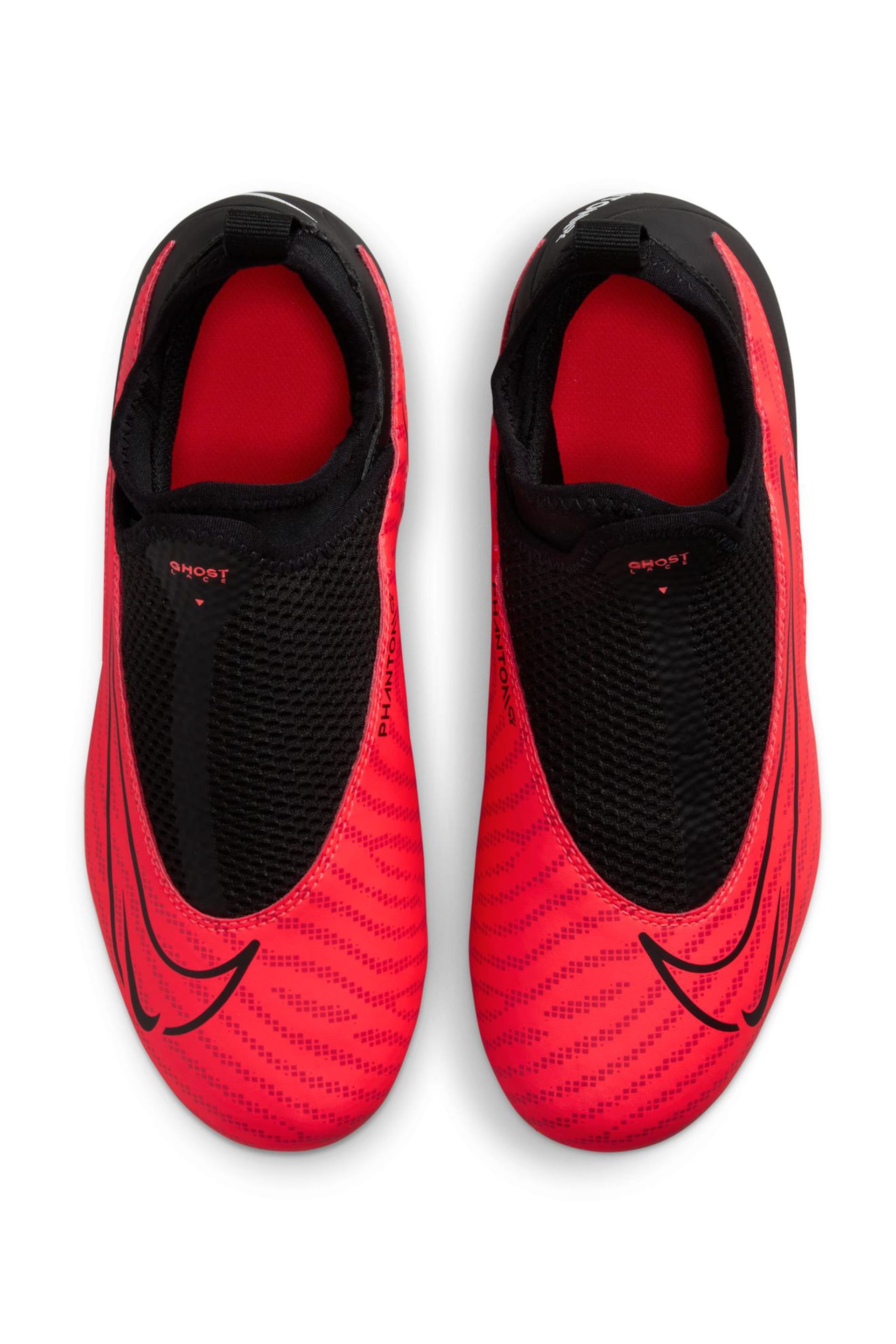 Nike Red Jr. Phantom Dynamic Artificial Ground Football Boots - Image 6 of 12