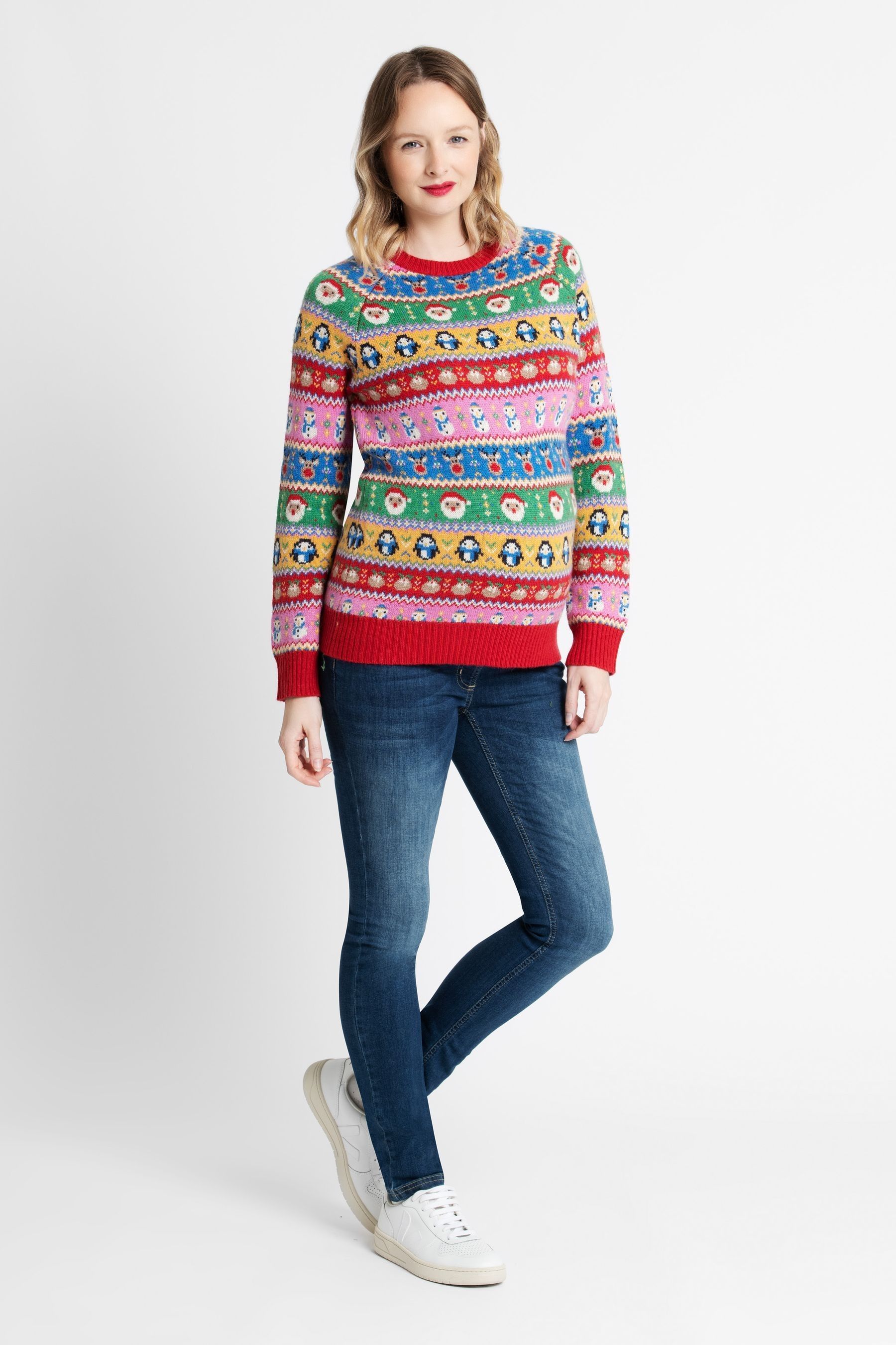 Buy JoJo Maman Bebe Multi Womens Christmas Fair Isle Pattern Jumper from Next South Africa