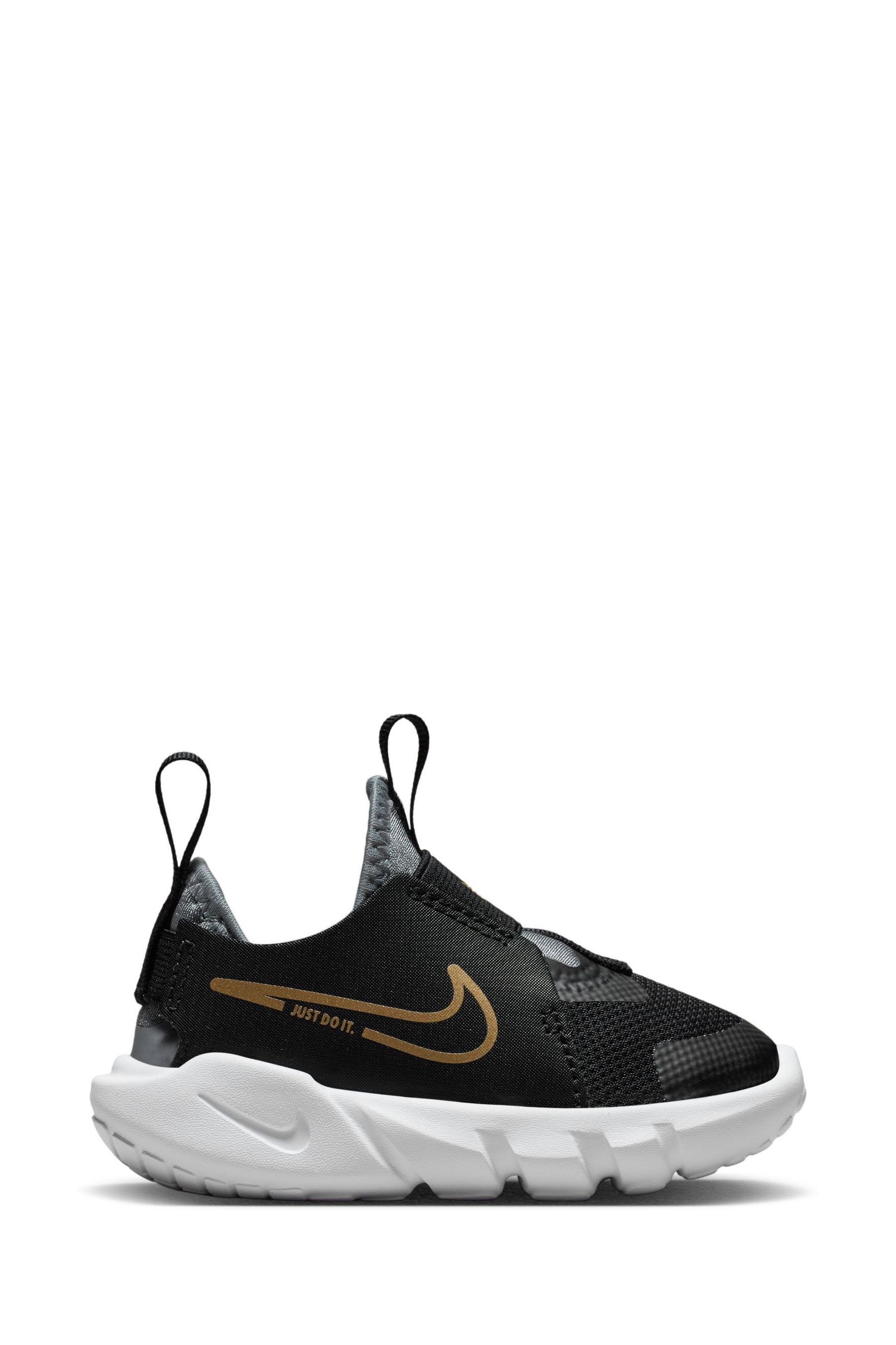 Buy Nike Black Gold Flex Runner 2 Infant Trainers from Next Denmark