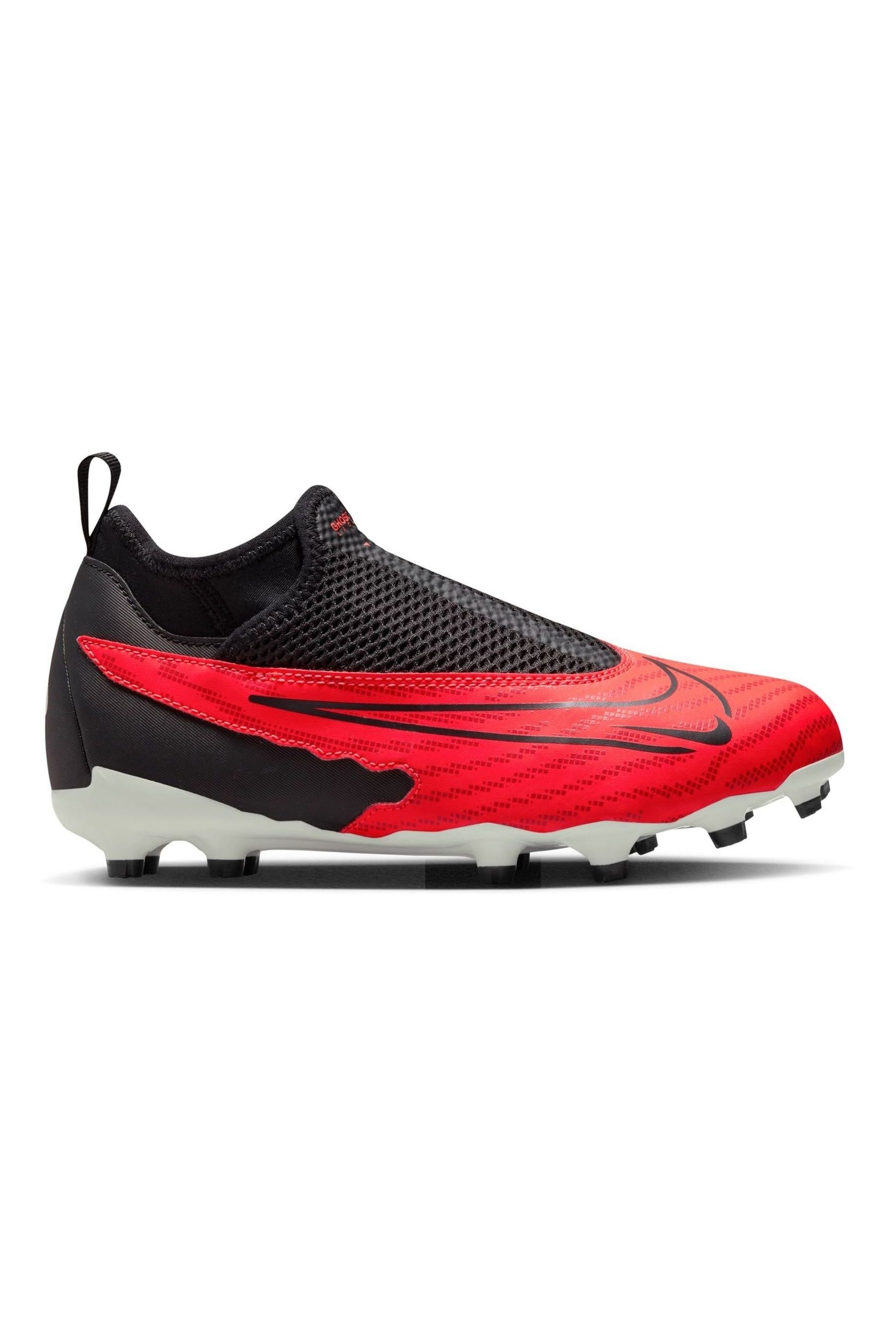 Buy Nike Red Jr. Phantom Academy Firm Ground Football Boots from Next Luxembourg