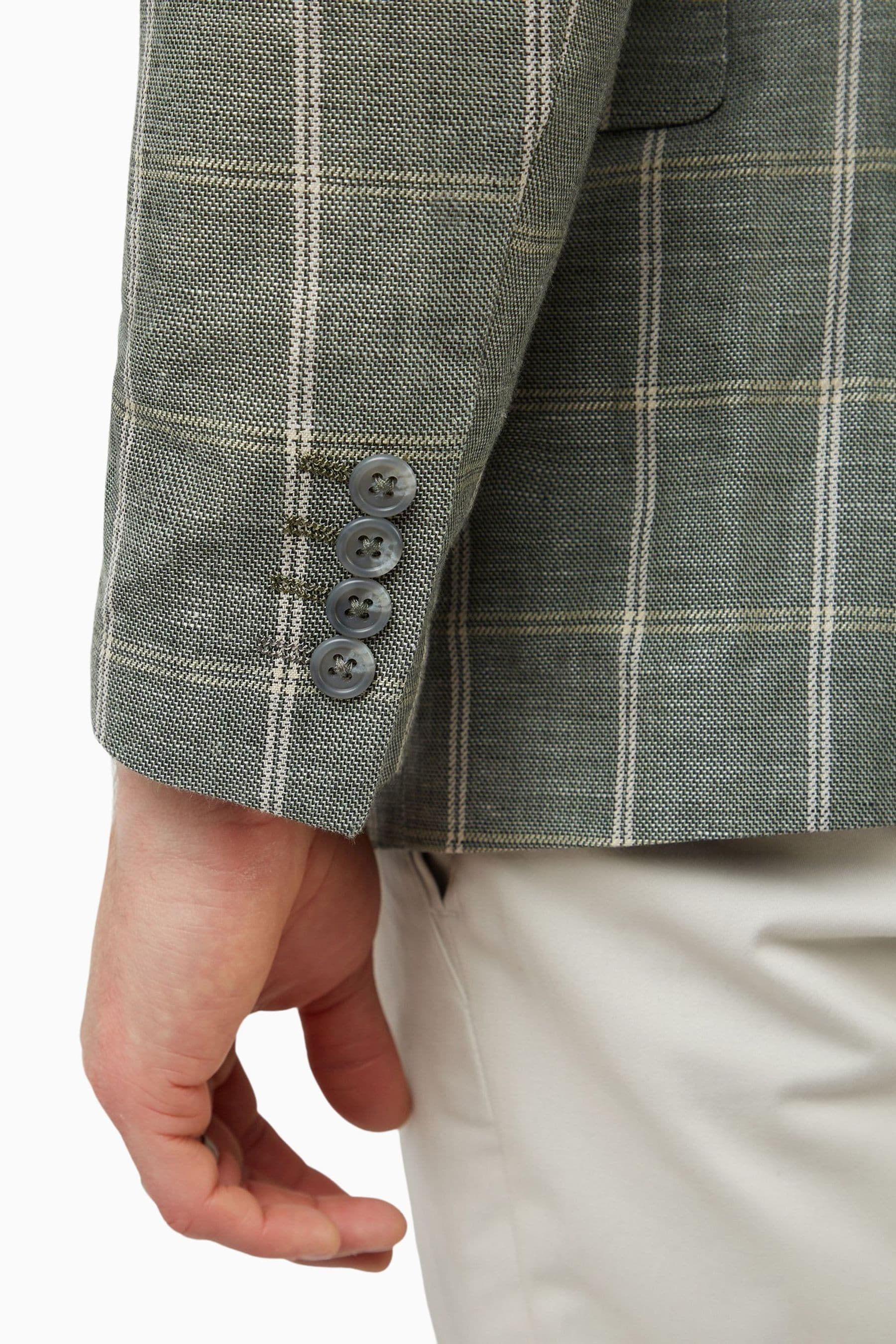 Buy Jeff Banks Green Check Blazer from Next Ireland