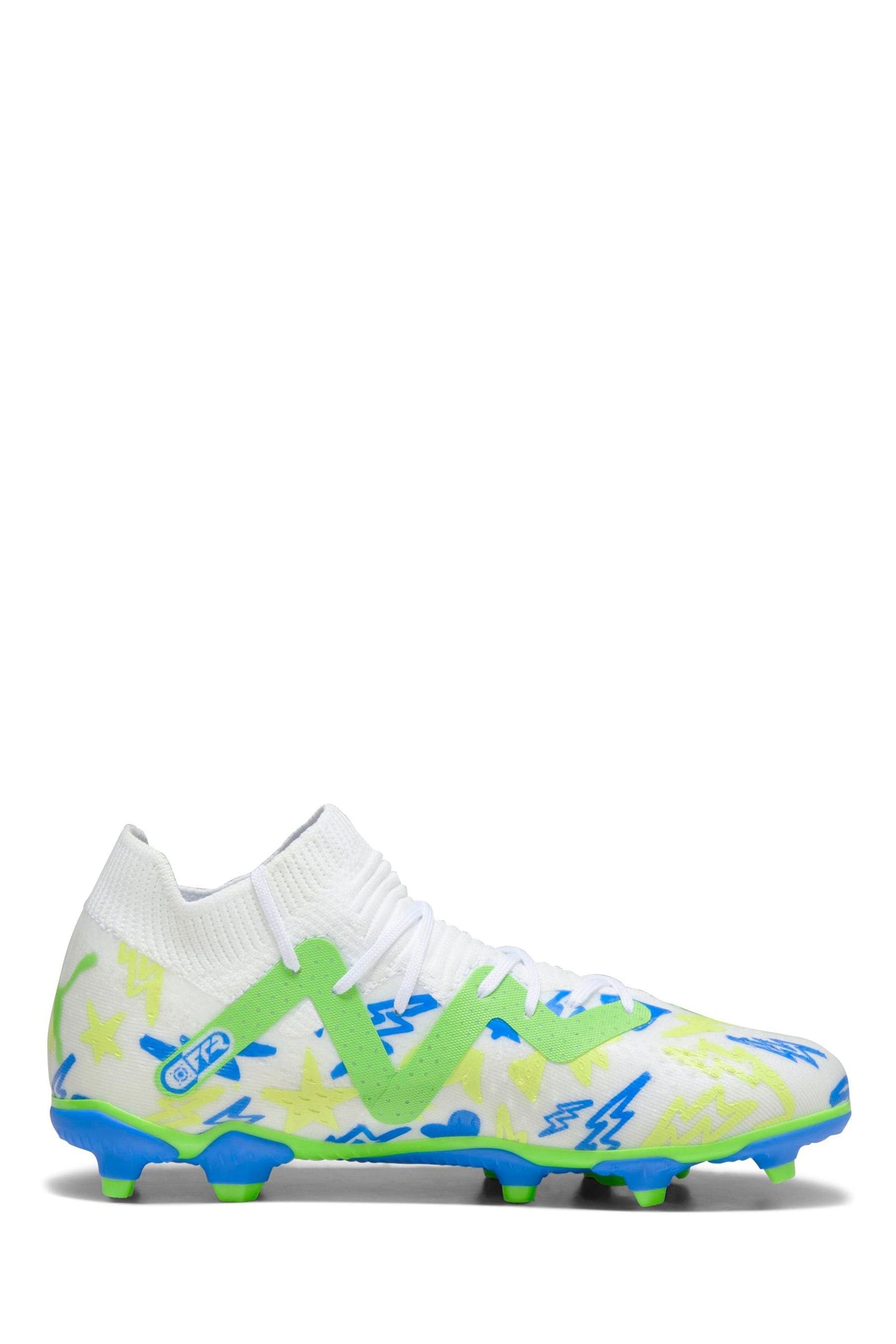 Buy Puma White Kids Future Match X Neymar Jr FG AG Football Boots from Next Luxembourg