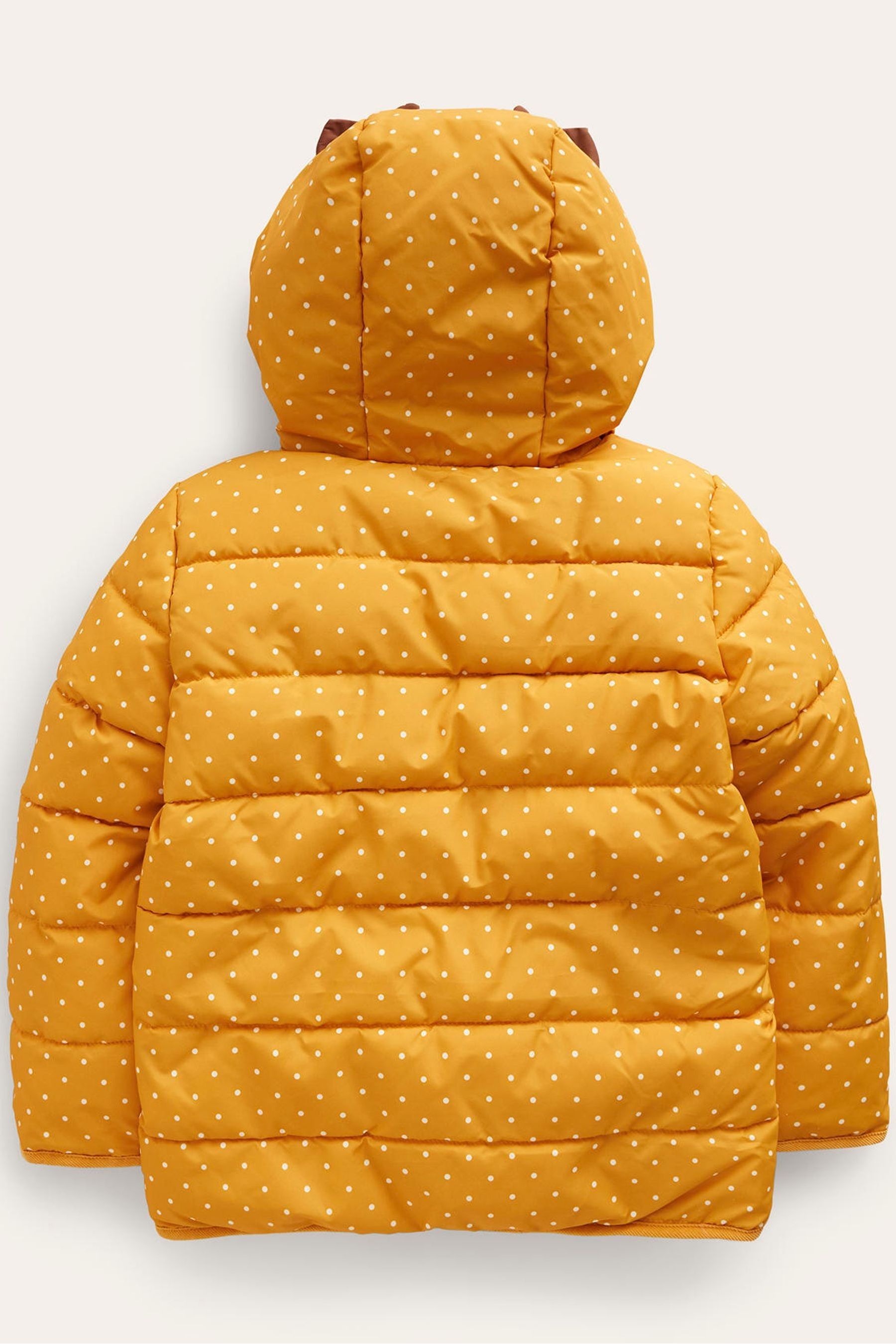 Buy Boden Yellow Novelty Giraffe Padded Coat from Next Luxembourg