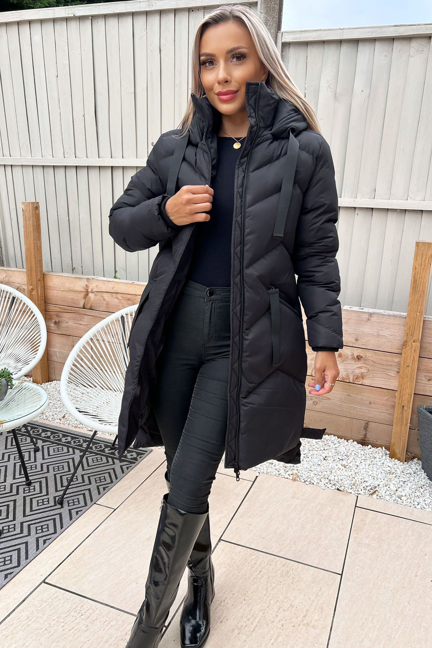 Long line puffer on sale