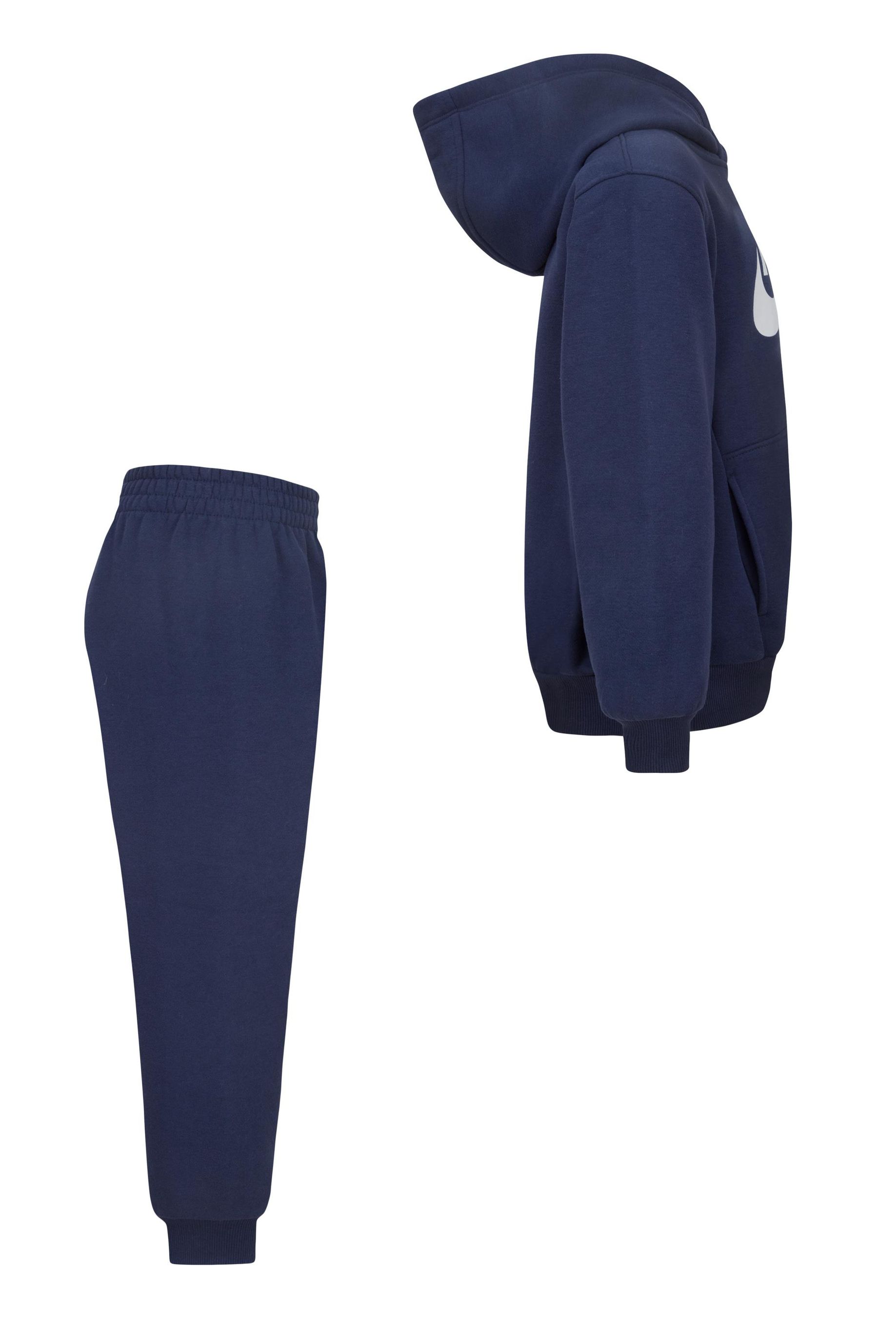 Nike Navy Little Kids Club Fleece Tracksuit Set