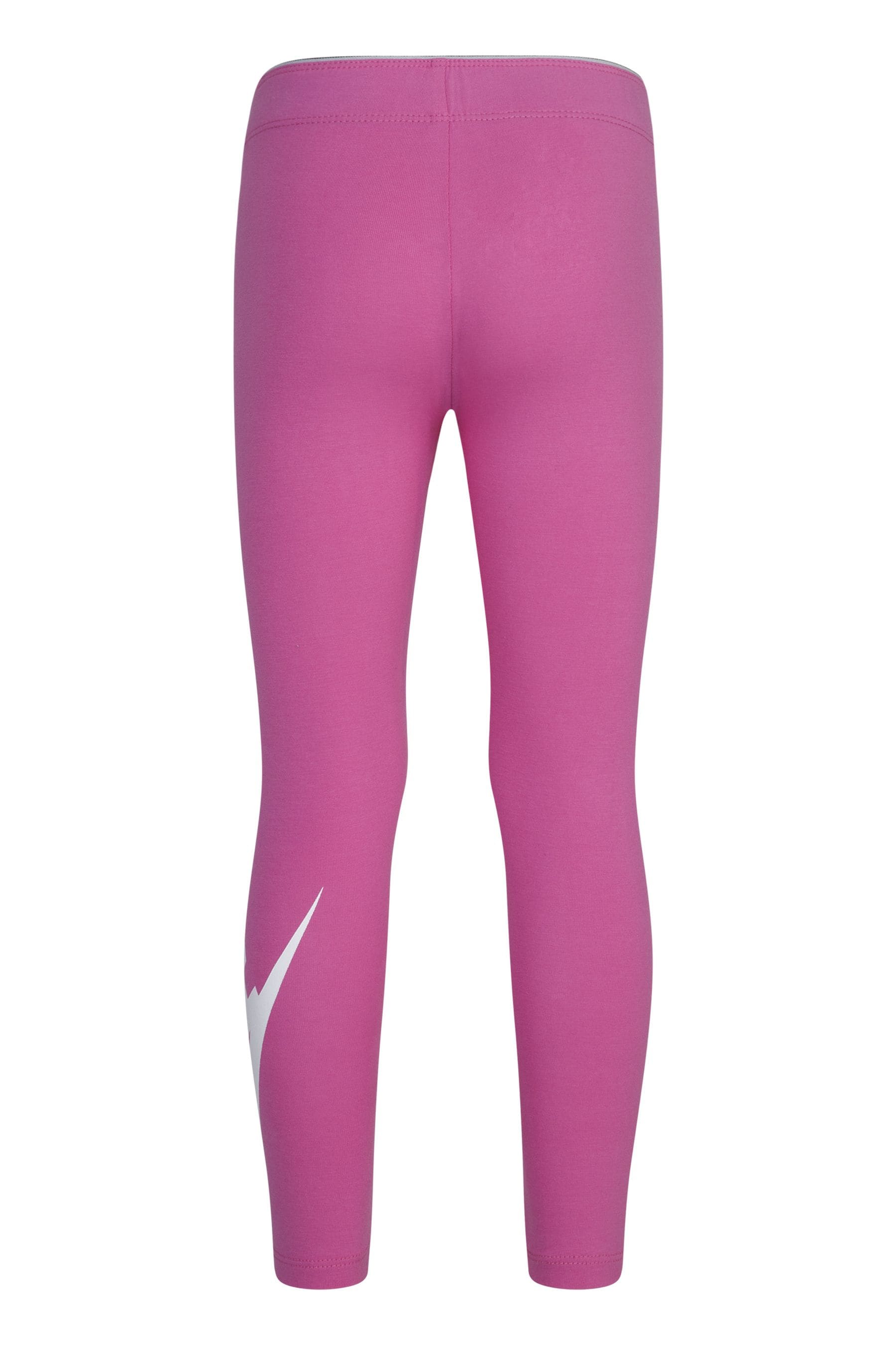 Buy Nike Pink Little Kids Cotton Leggings from the Next UK online shop