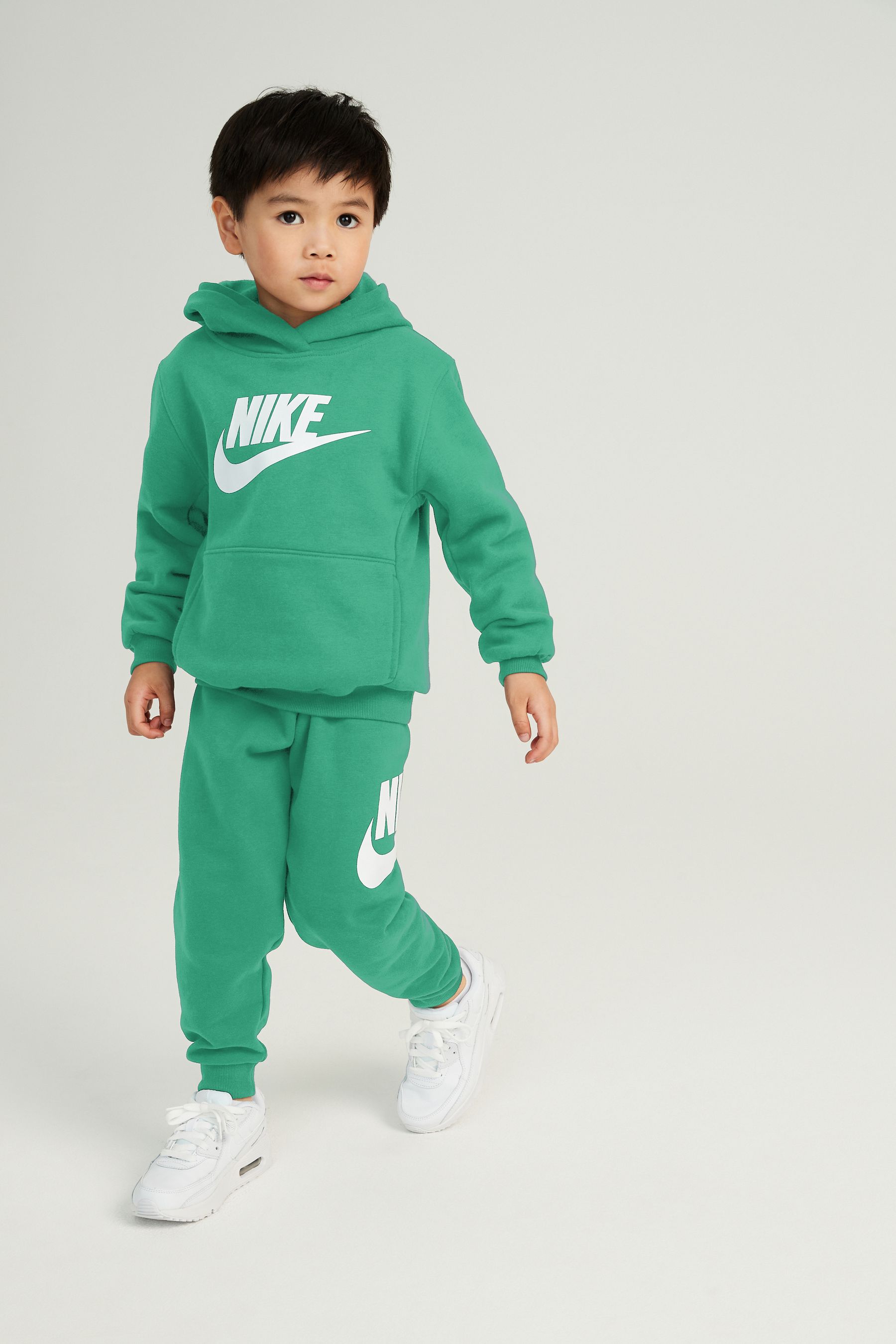 Buy Nike Pale Green Little Kids Club Fleece Tracksuit Set from Next Luxembourg