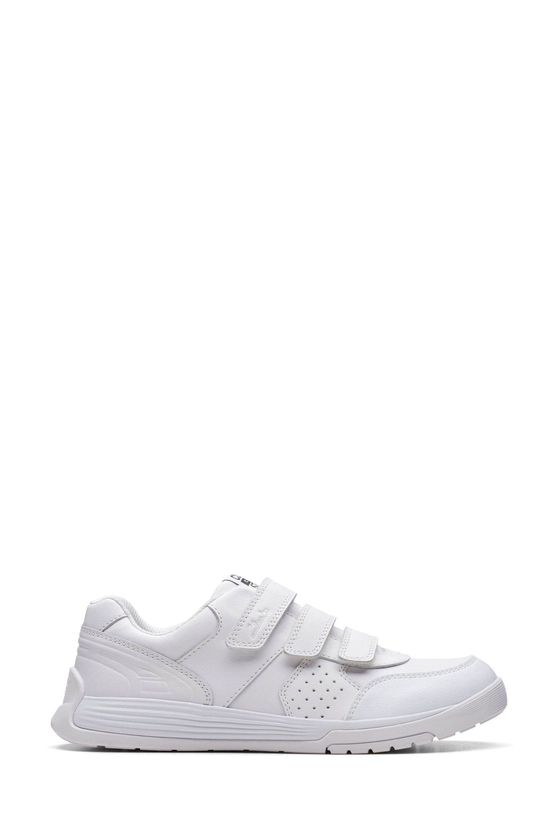 Buy Clarks White Multi Fit Cica Star Orb Trainers from the ParallaxShops online shop