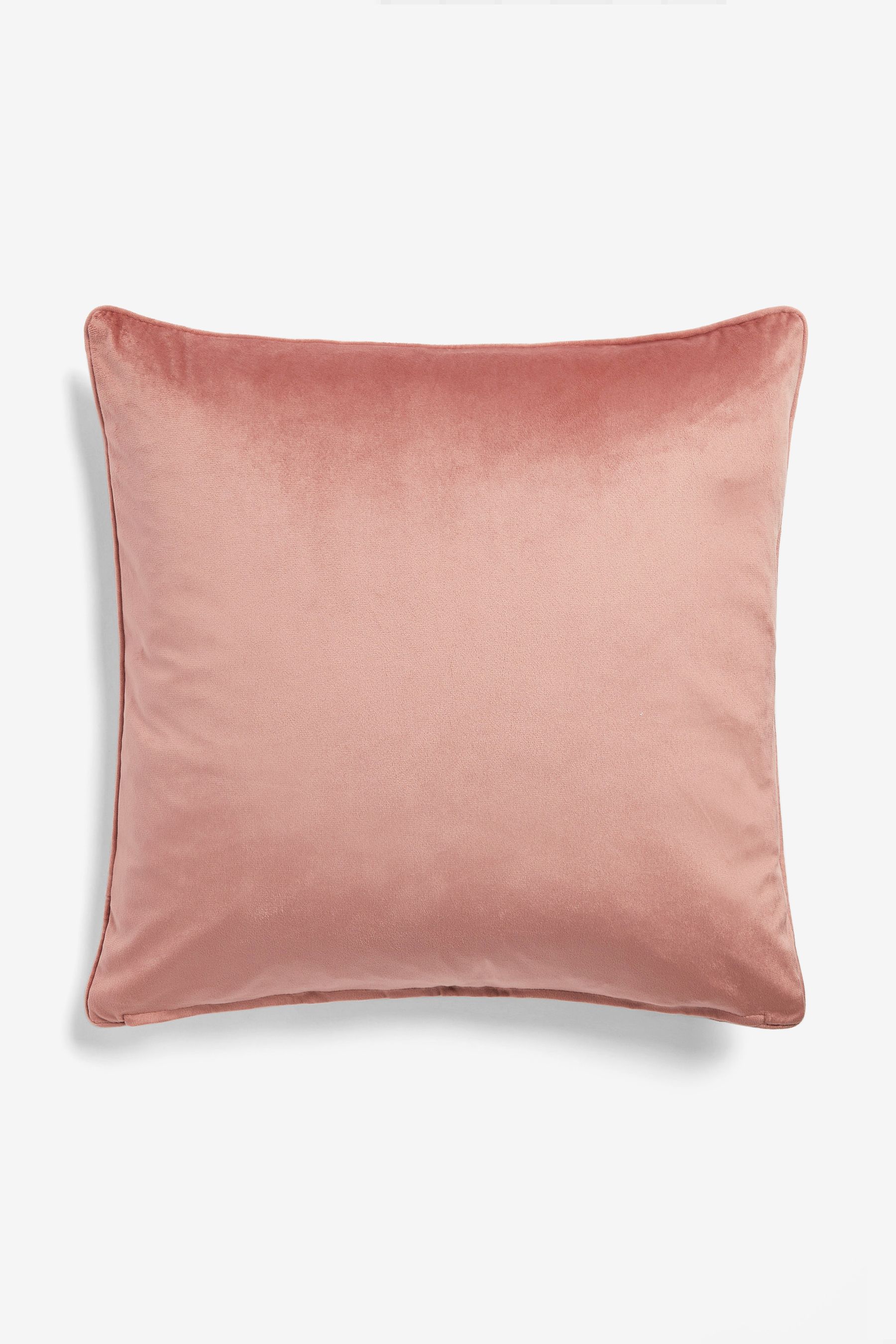 Blush crushed velvet cushions 2025
