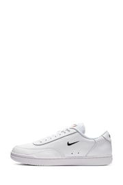 Nike White/Black Court Vintage Trainers - Image 2 of 10