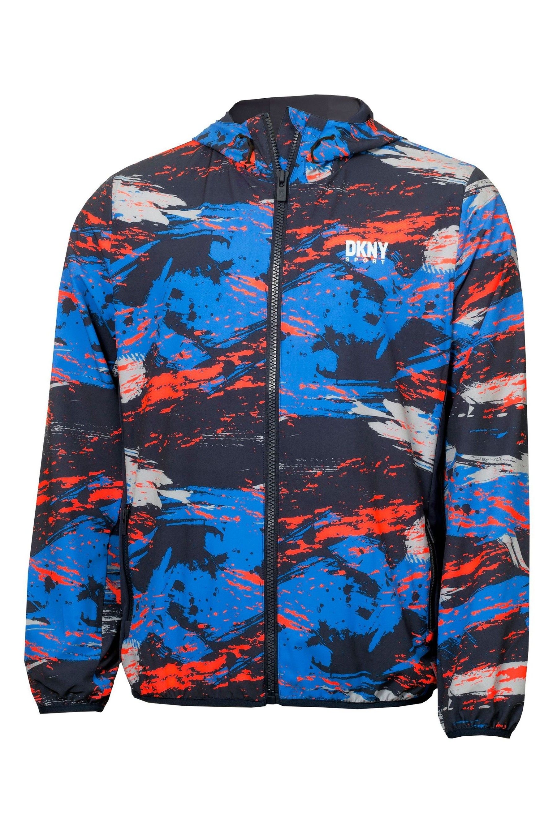 Buy DKNY Sports Blue Shackle Full Zip Windbreaker Jacket from Next Ireland