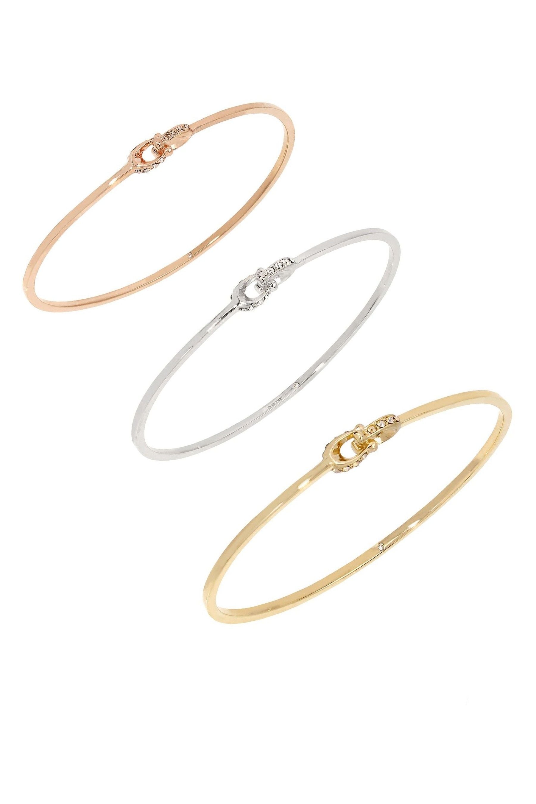 Gold bracelet set top