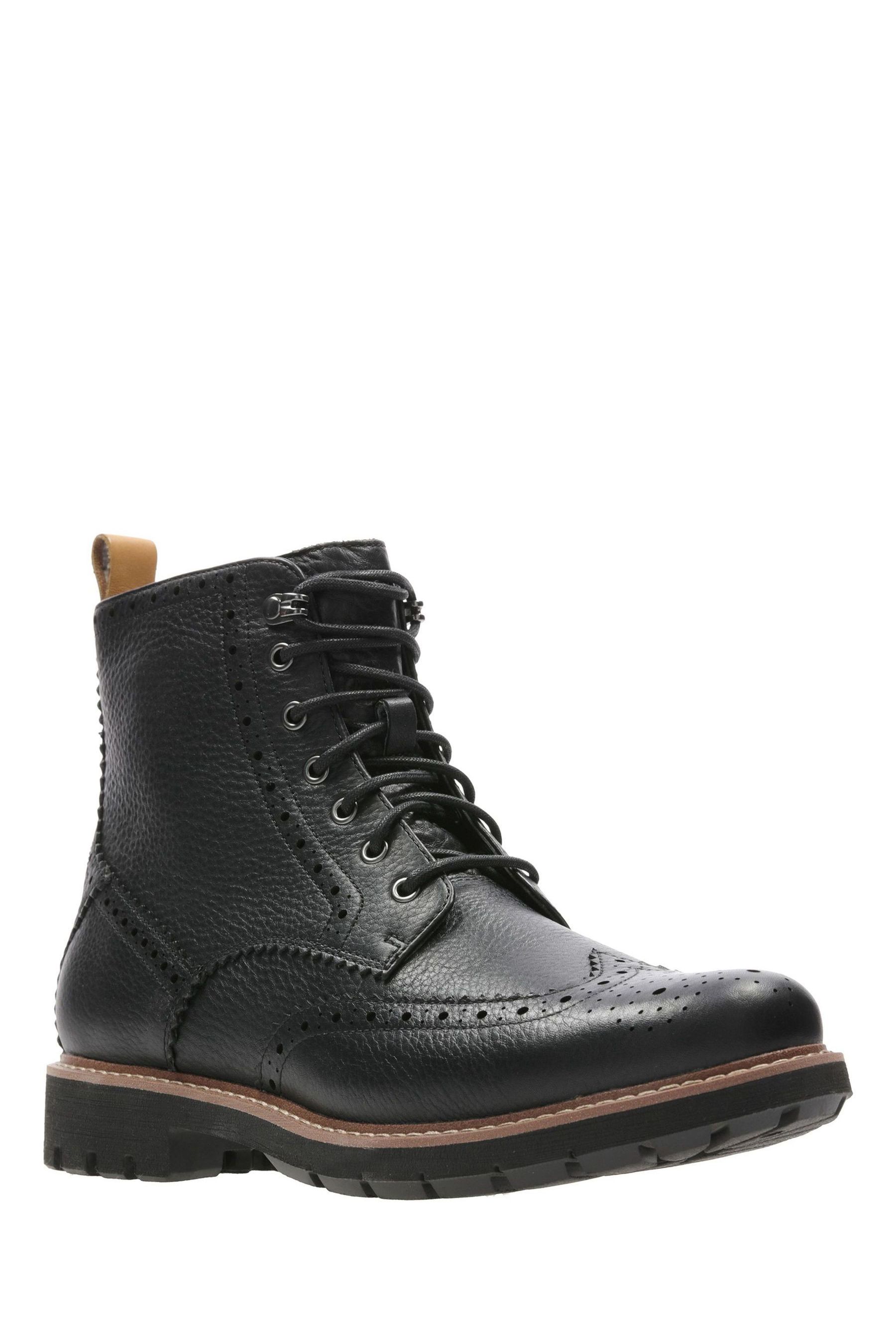 Buy Clarks Black Batcombe Lord Boots from Next Luxembourg