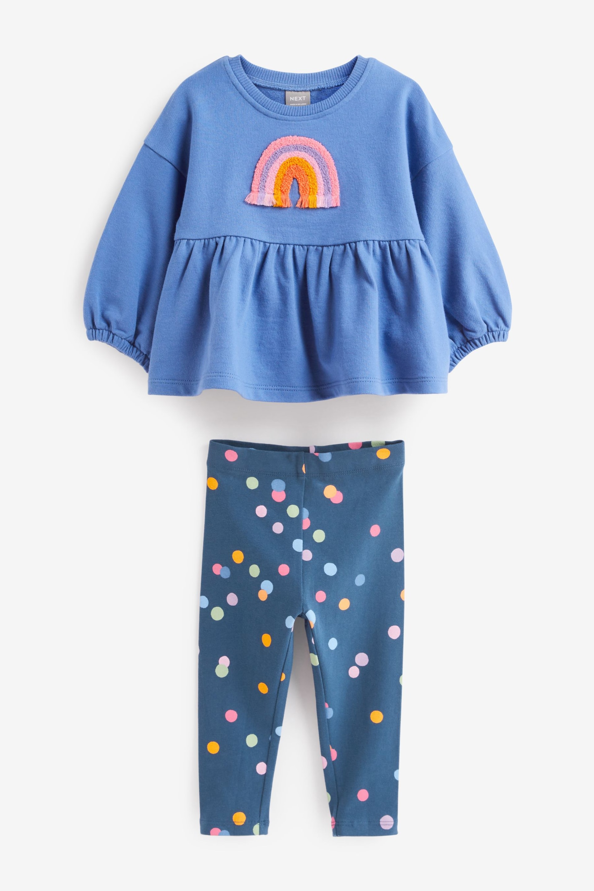Navy Rainbow Top and Legging Set (3mths-7yrs) - Image 5 of 6