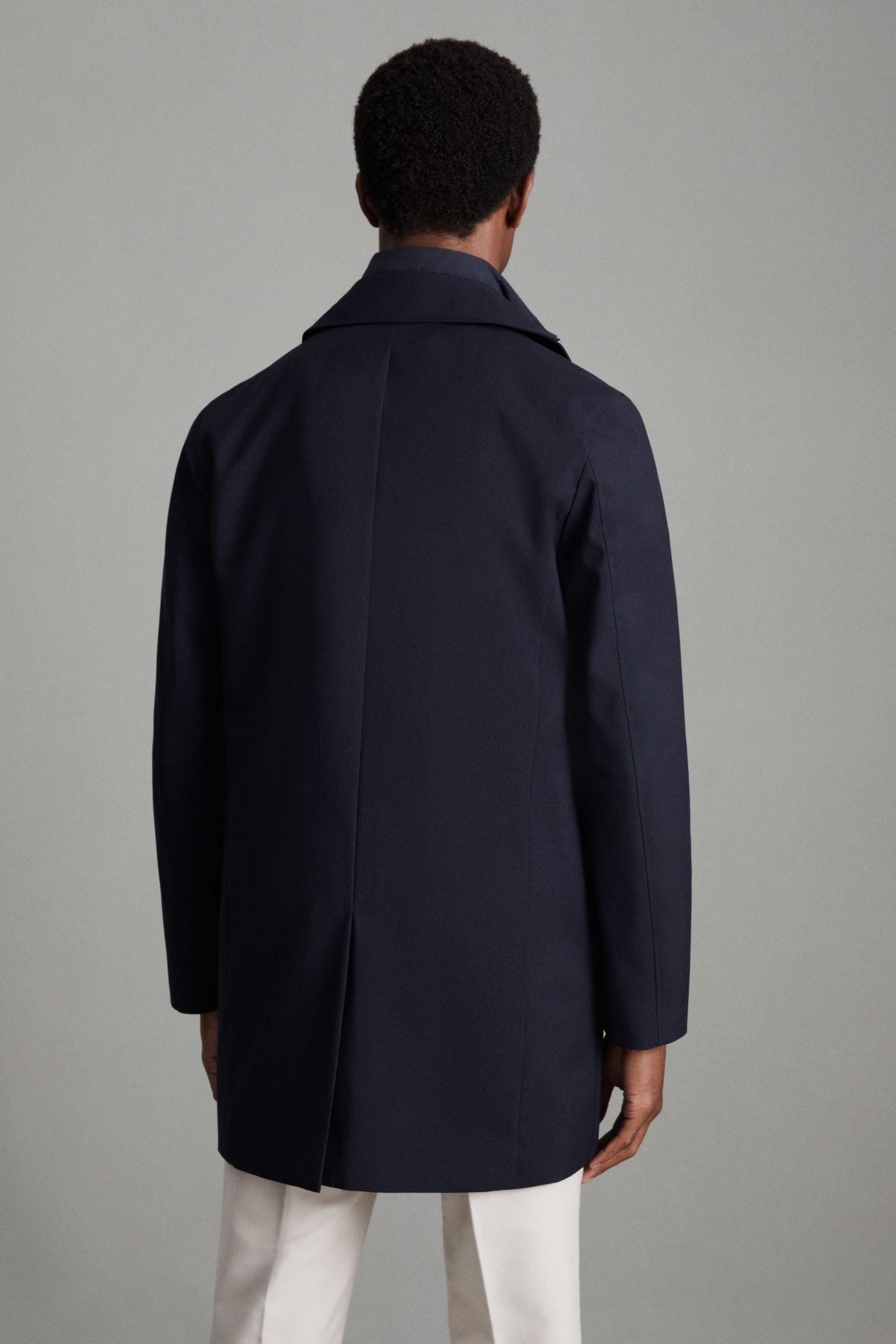 Reiss navy coat shop