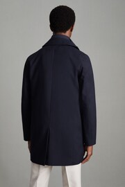 Reiss Navy Perrin Jacket With Removable Funnel-Neck Insert - Image 4 of 8