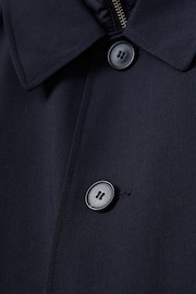 Reiss Navy Perrin Jacket With Removable Funnel-Neck Insert - Image 6 of 8