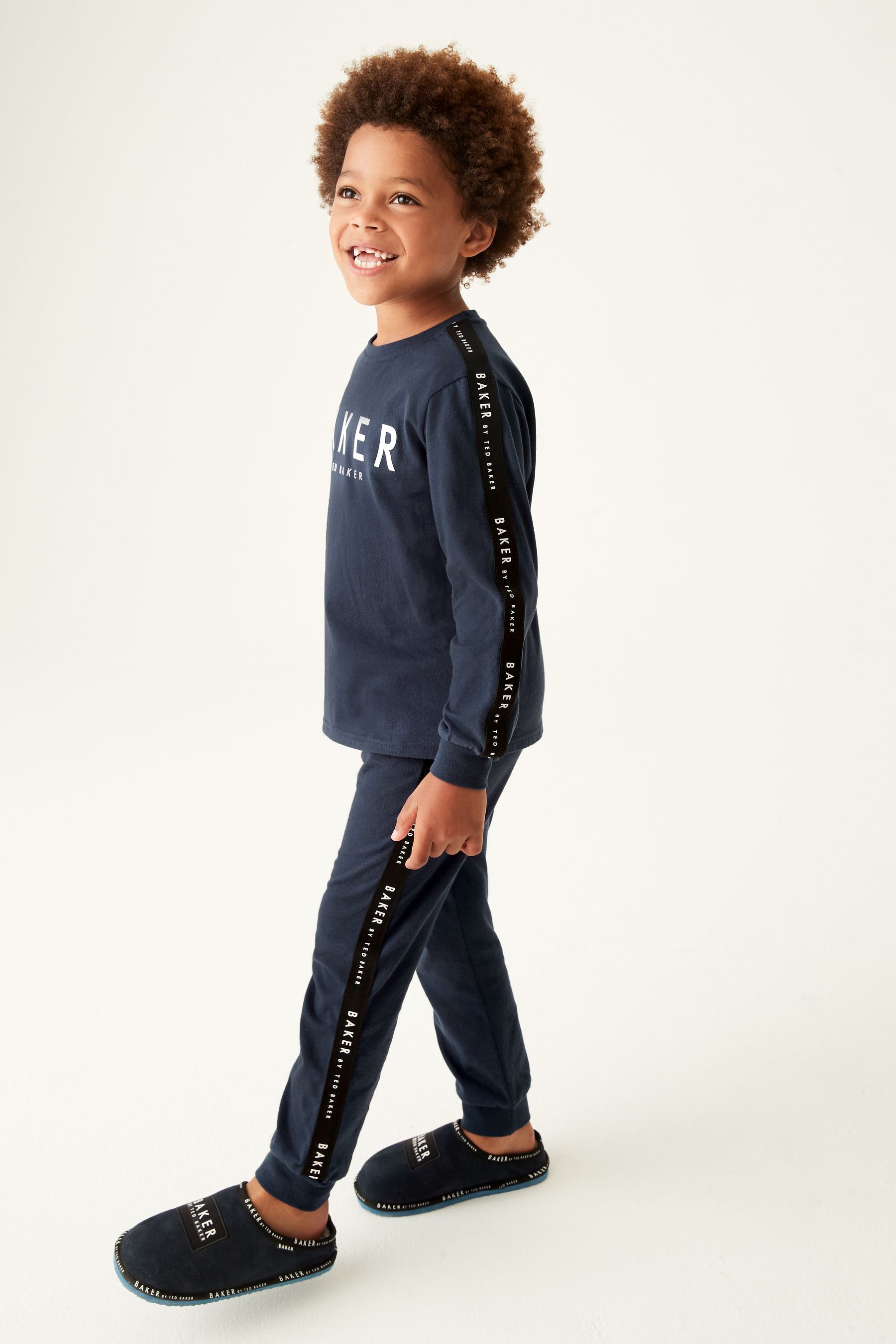 Buy Baker by Ted Baker Navy 100 Cotton Pyjamas Set from Next Luxembourg