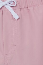 Reiss Soft Pink Wave Senior Plain Drawstring Swim Shorts - Image 7 of 7