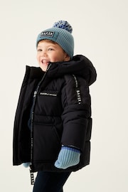 Baker by Ted Baker Boys Pom Hat and Mittens Set - Image 2 of 4