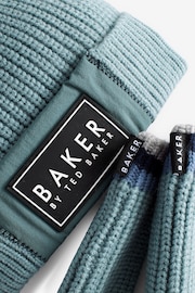 Baker by Ted Baker Boys Pom Hat and Mittens Set - Image 4 of 4