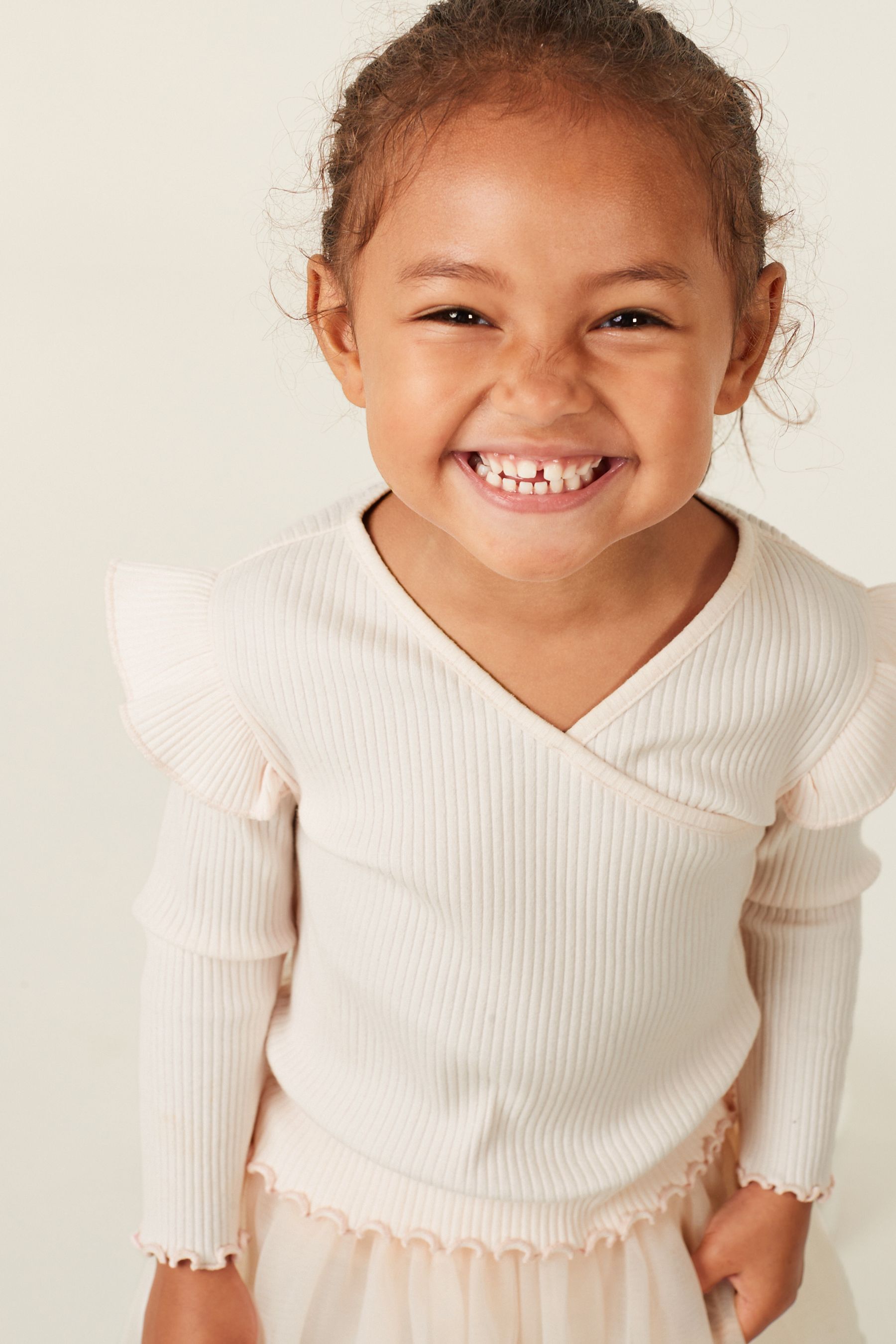 Buy Pink Wrap Top And Tutu Leggings Set 3mths 7yrs from Next Luxembourg
