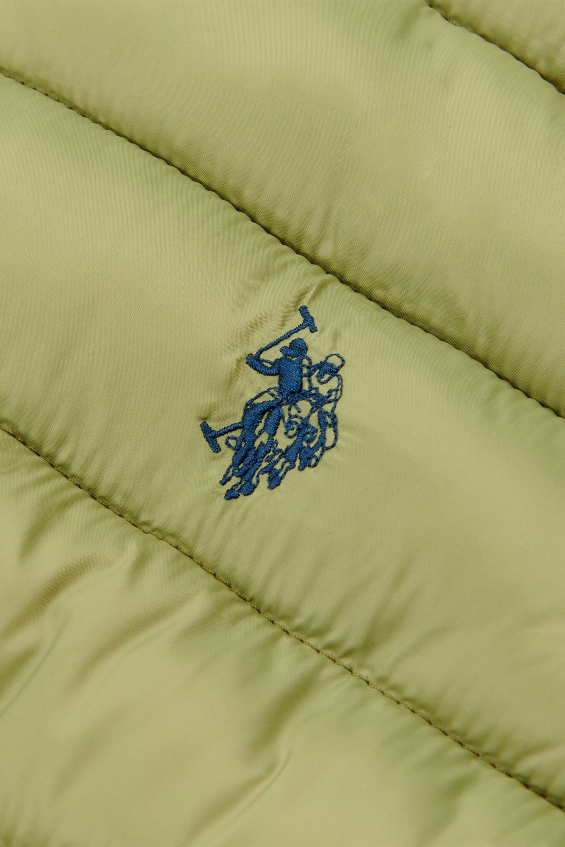 U.S Polo Assn Mens Green Bellow Gilet - Image 7 of 7