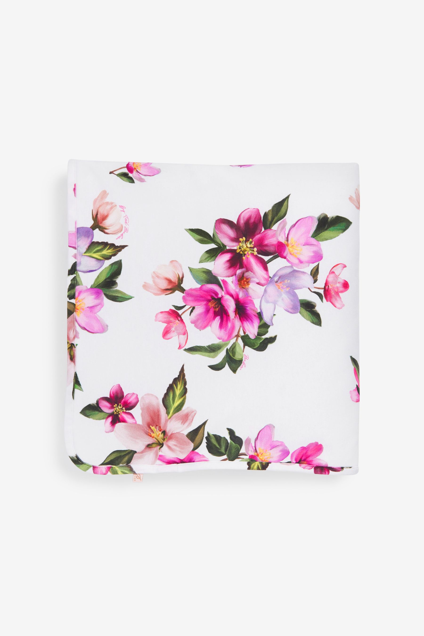 Buy Baker by Ted Baker Baby Girls Floral All Over Print White Blanket from Next Luxembourg