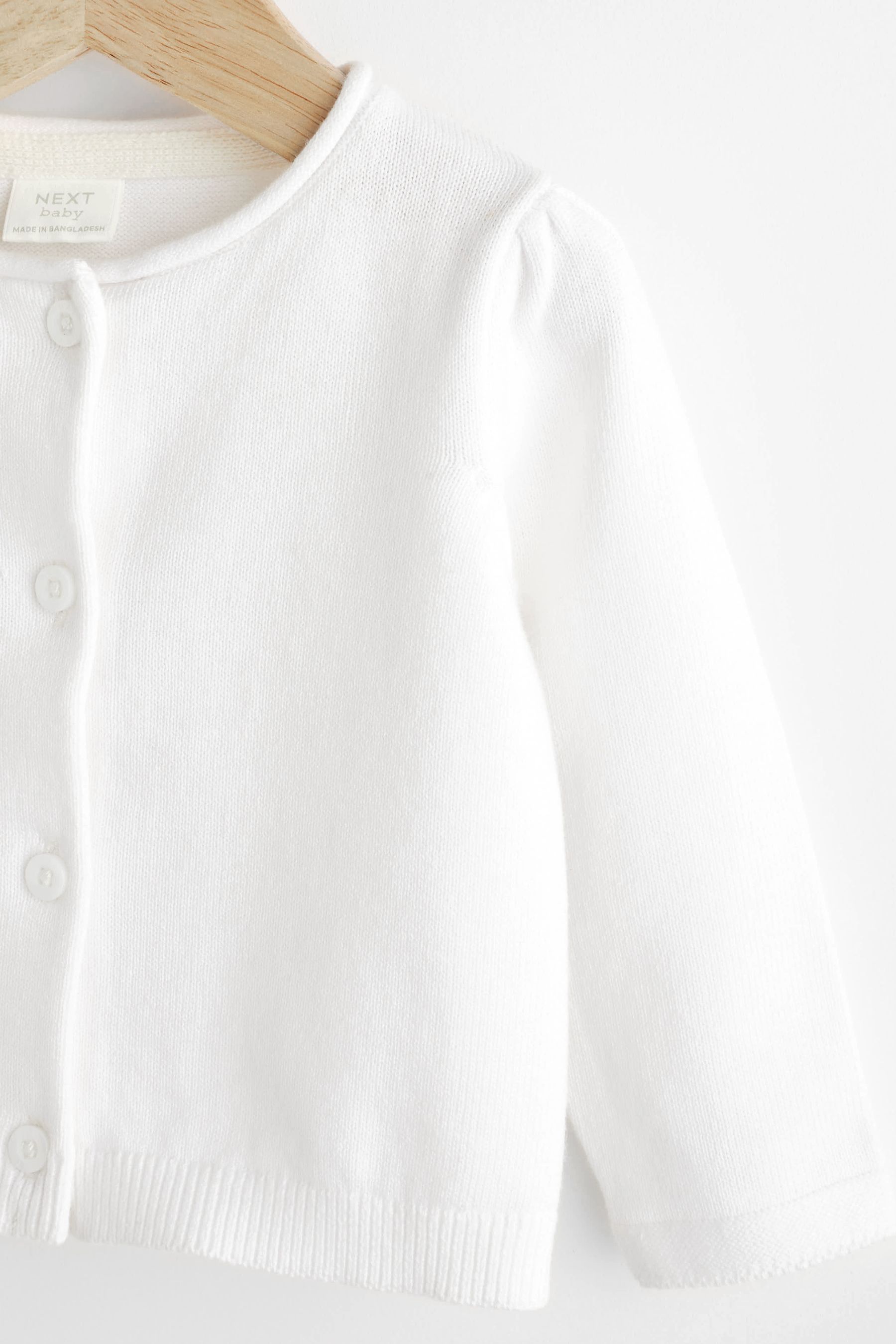 Next white cardigan baby hotsell