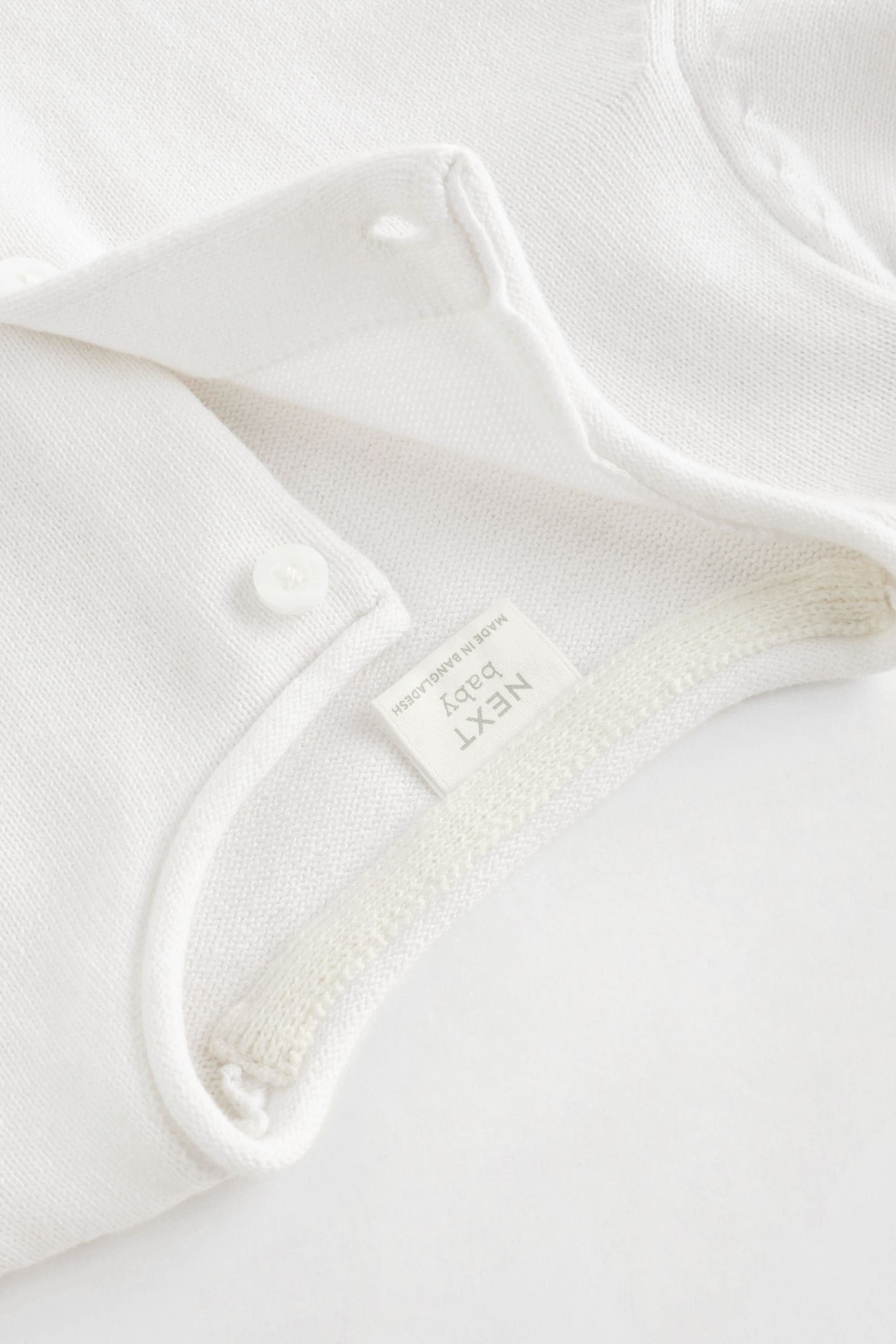 Next white cardigan baby shop