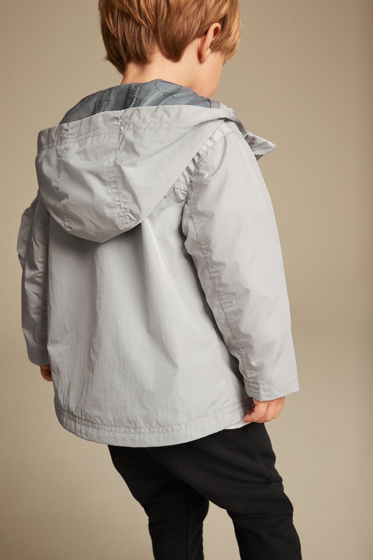 Grey Shower Resistant Utility Anorak (3mths-7yrs) - Image 2 of 9