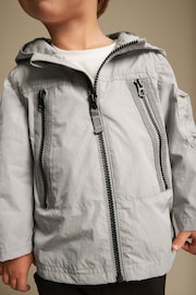 Grey Shower Resistant Utility Anorak (3mths-7yrs) - Image 3 of 9