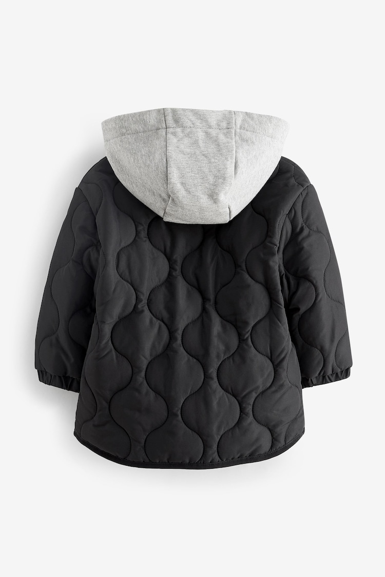 Black Quilted Jacket (3mths-7yrs) - Image 10 of 10