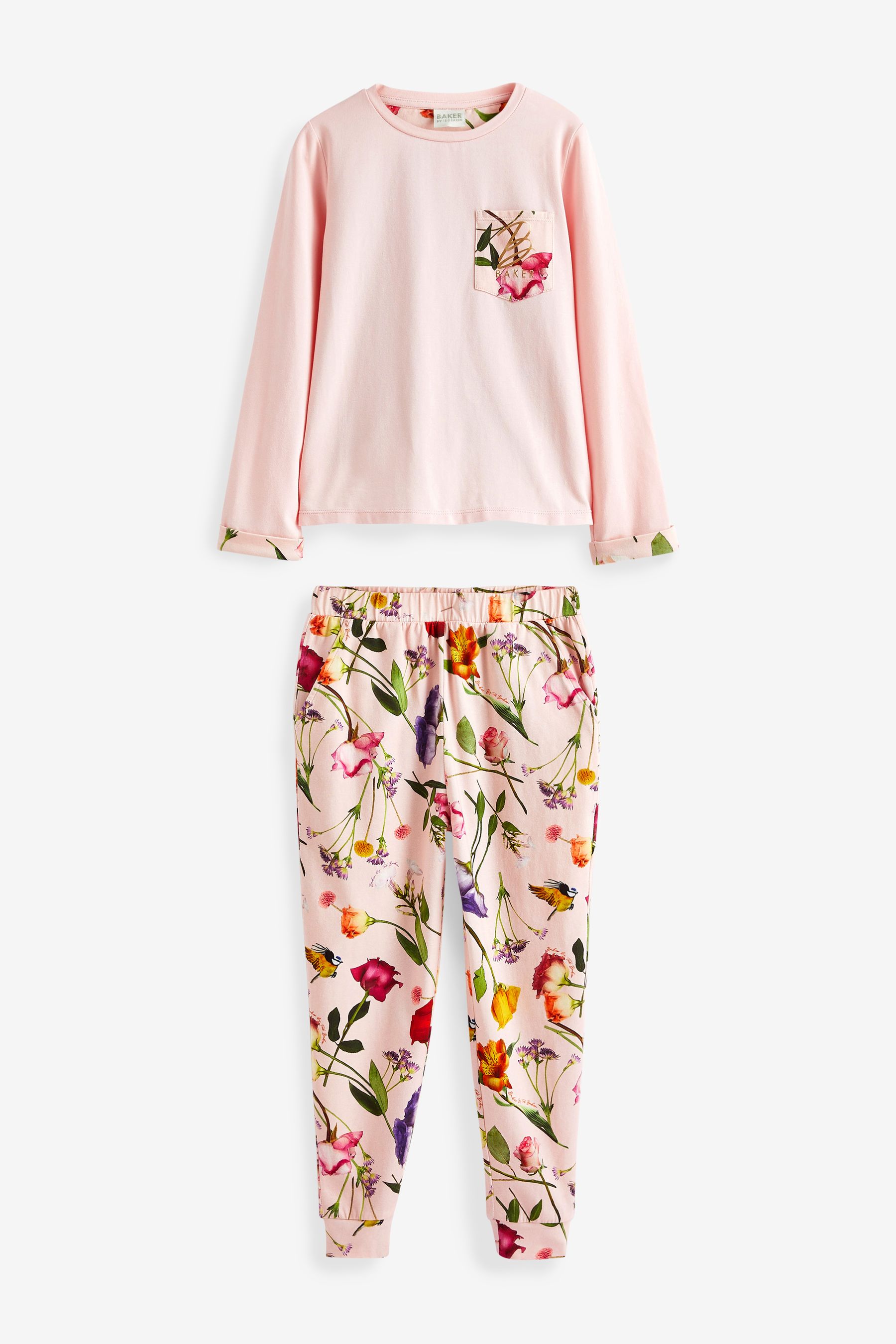 Buy Baker by Ted Baker Pink Floral Pyjama Set from Next Poland