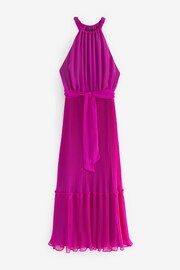 Emme Marella Pink Sleevless Draped Maxi Dress - Image 5 of 5