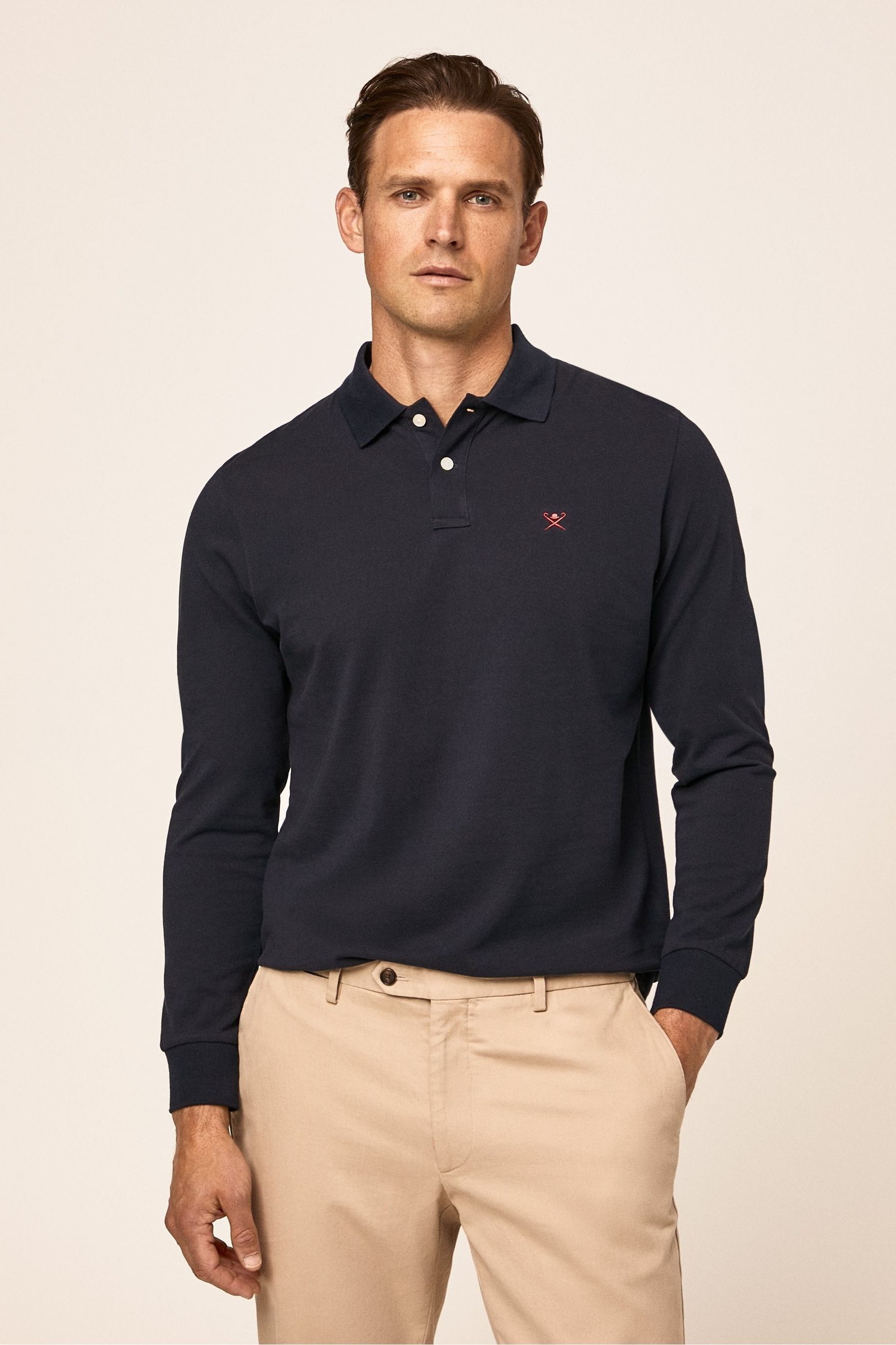 Hackett long sleeve polo shirts cheap