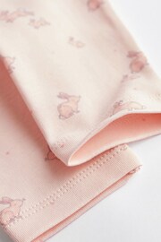 Pale Pink 7 Pack Baby Long Sleeve Bodysuits - Image 6 of 7