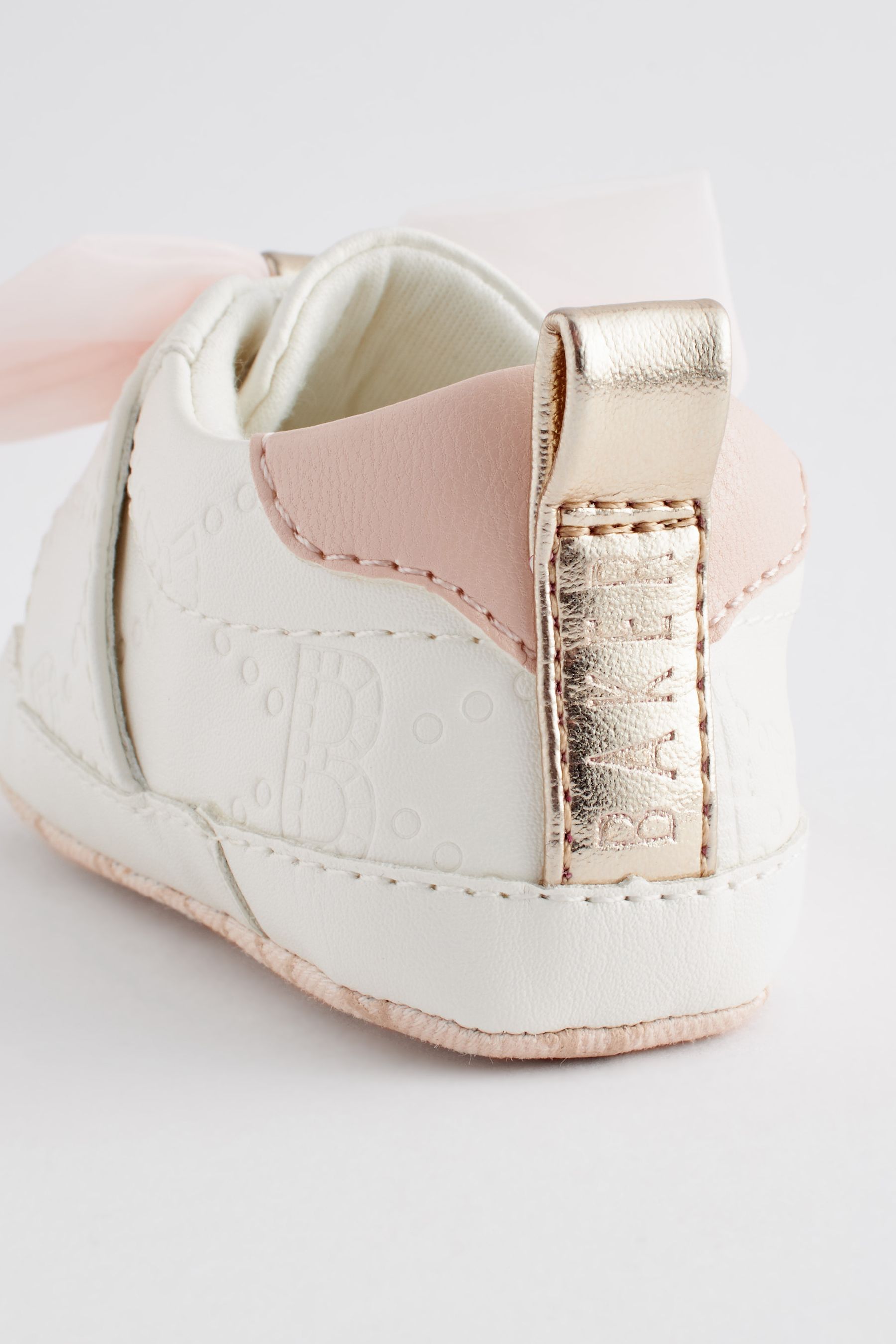 Buy Baker by Ted Baker Baby Girls White and Pink Organza Bow Trainer Padders from the Next UK online shop