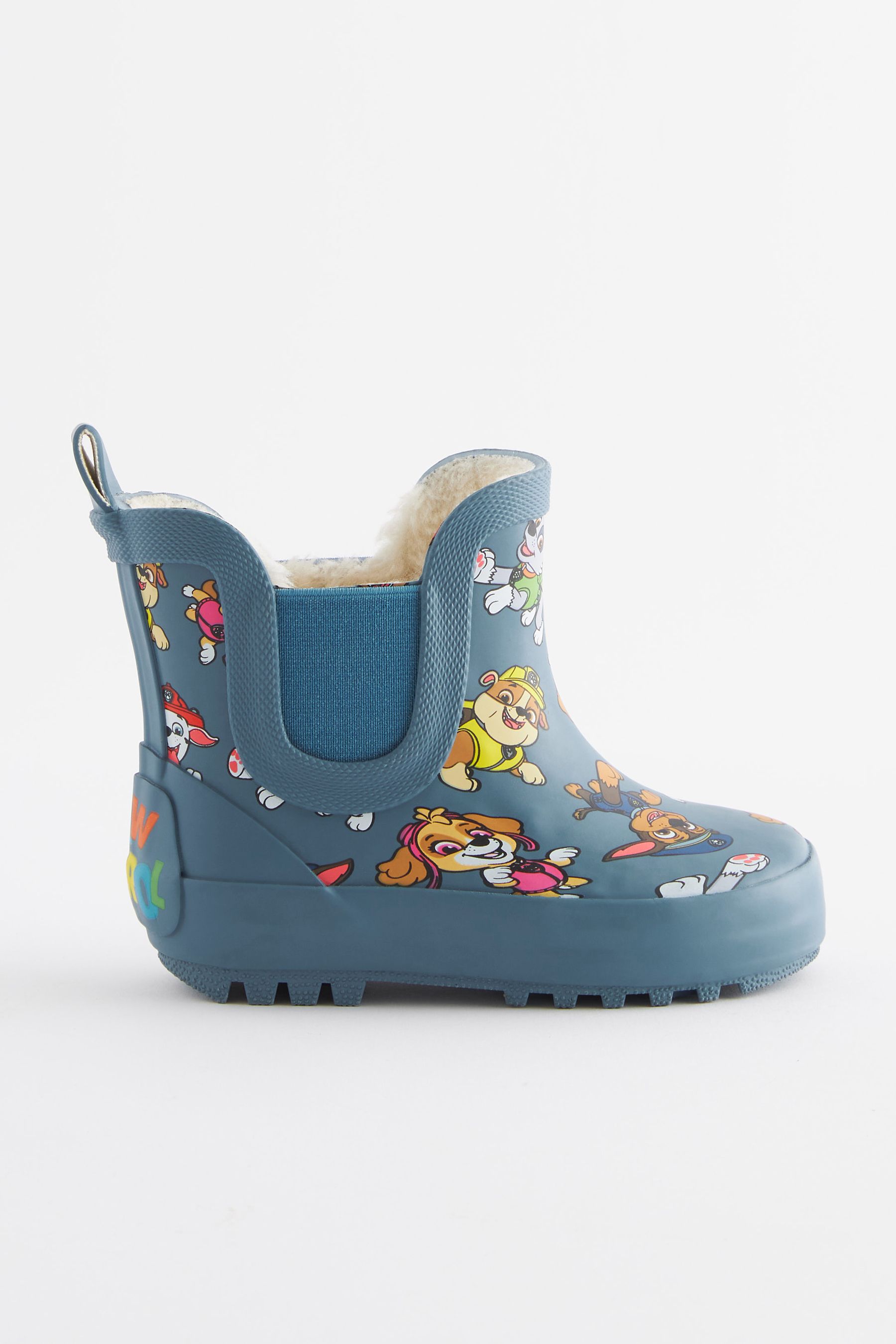Fur lined ankle wellies clearance