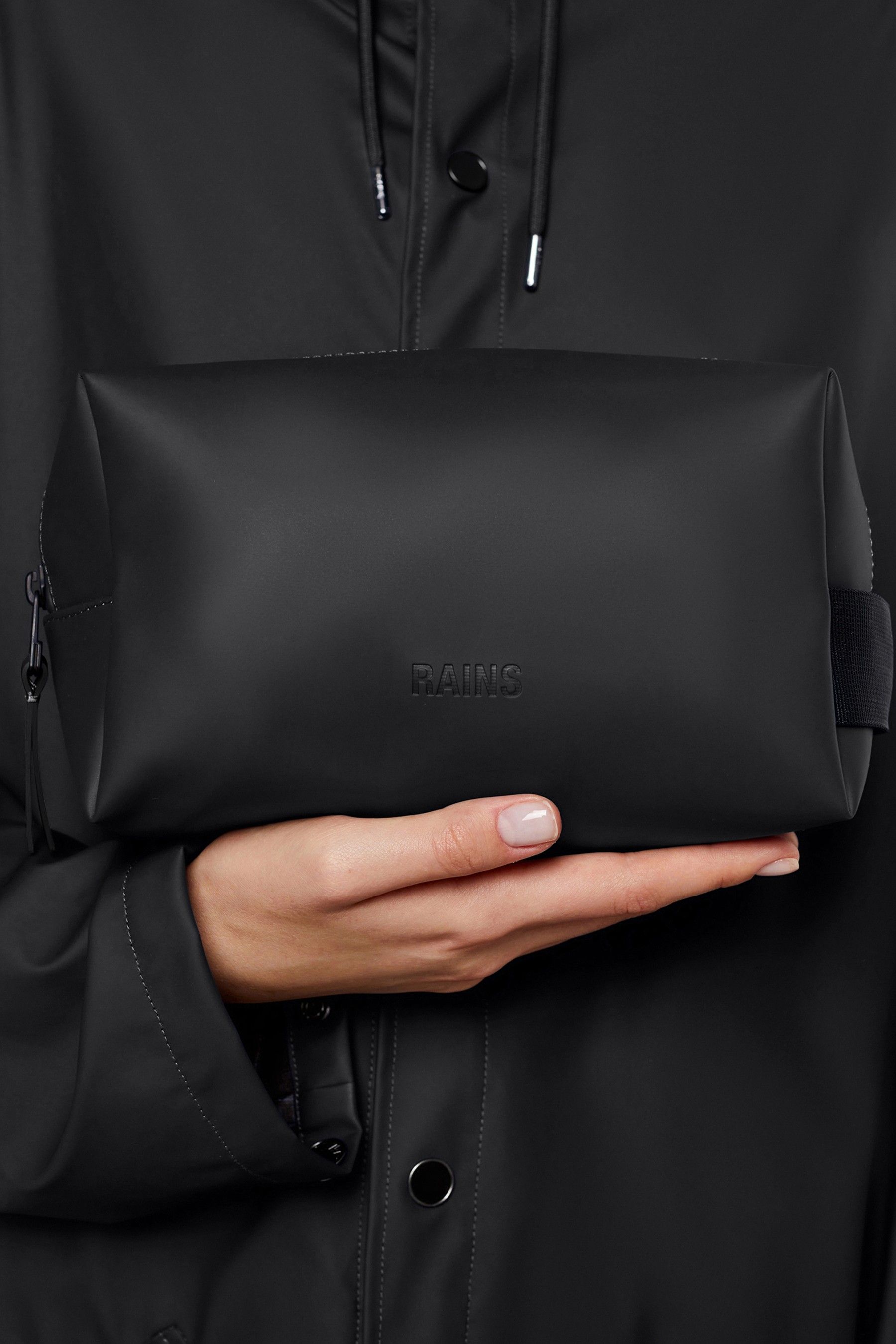 Buy Rains Small Wash Black Bag from the Next UK online shop