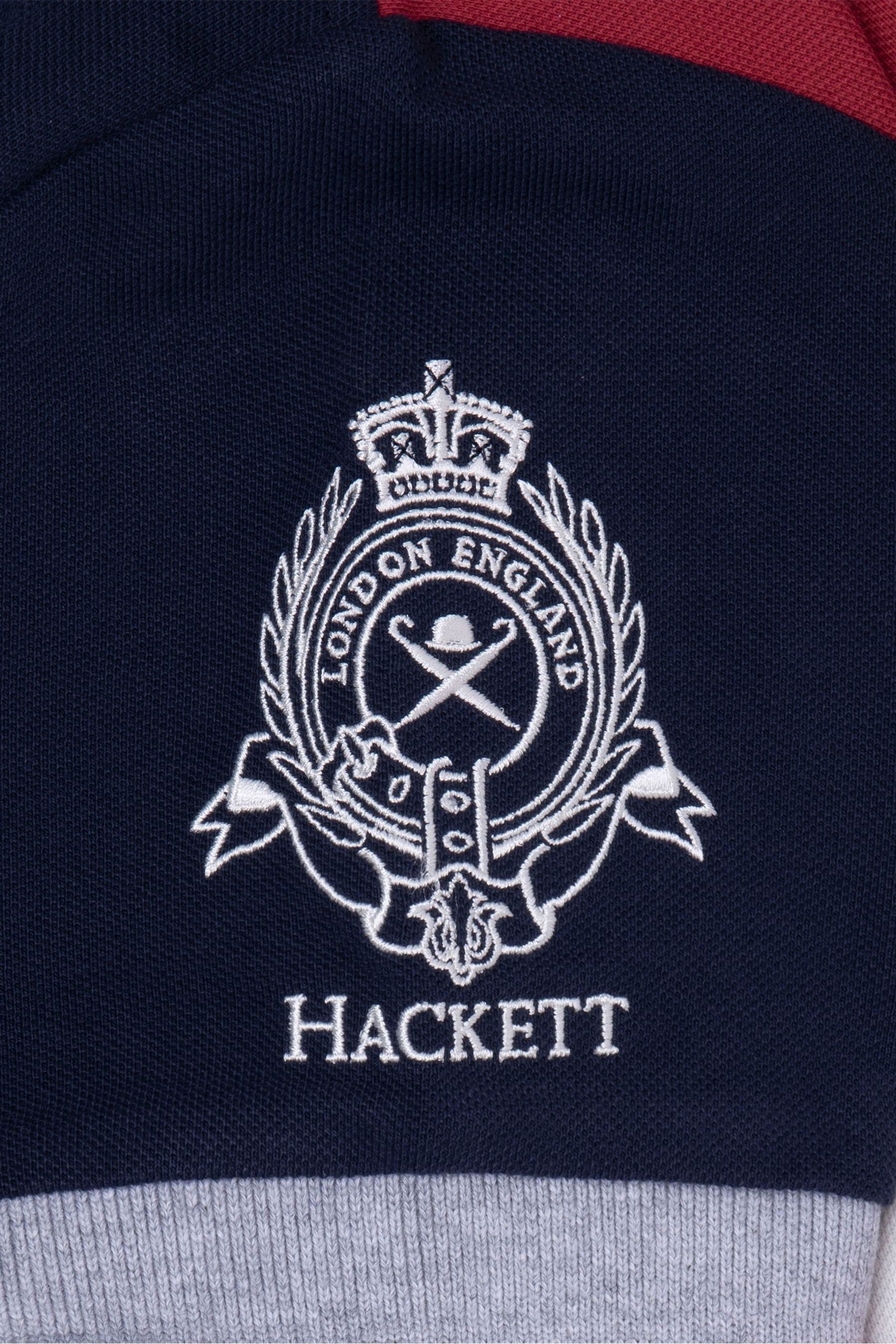 Buy Hackett London Kids Pink Polo Shirt from Next Luxembourg