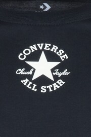 Converse Black Logo Long Sleeve T-Shirt - Image 4 of 4