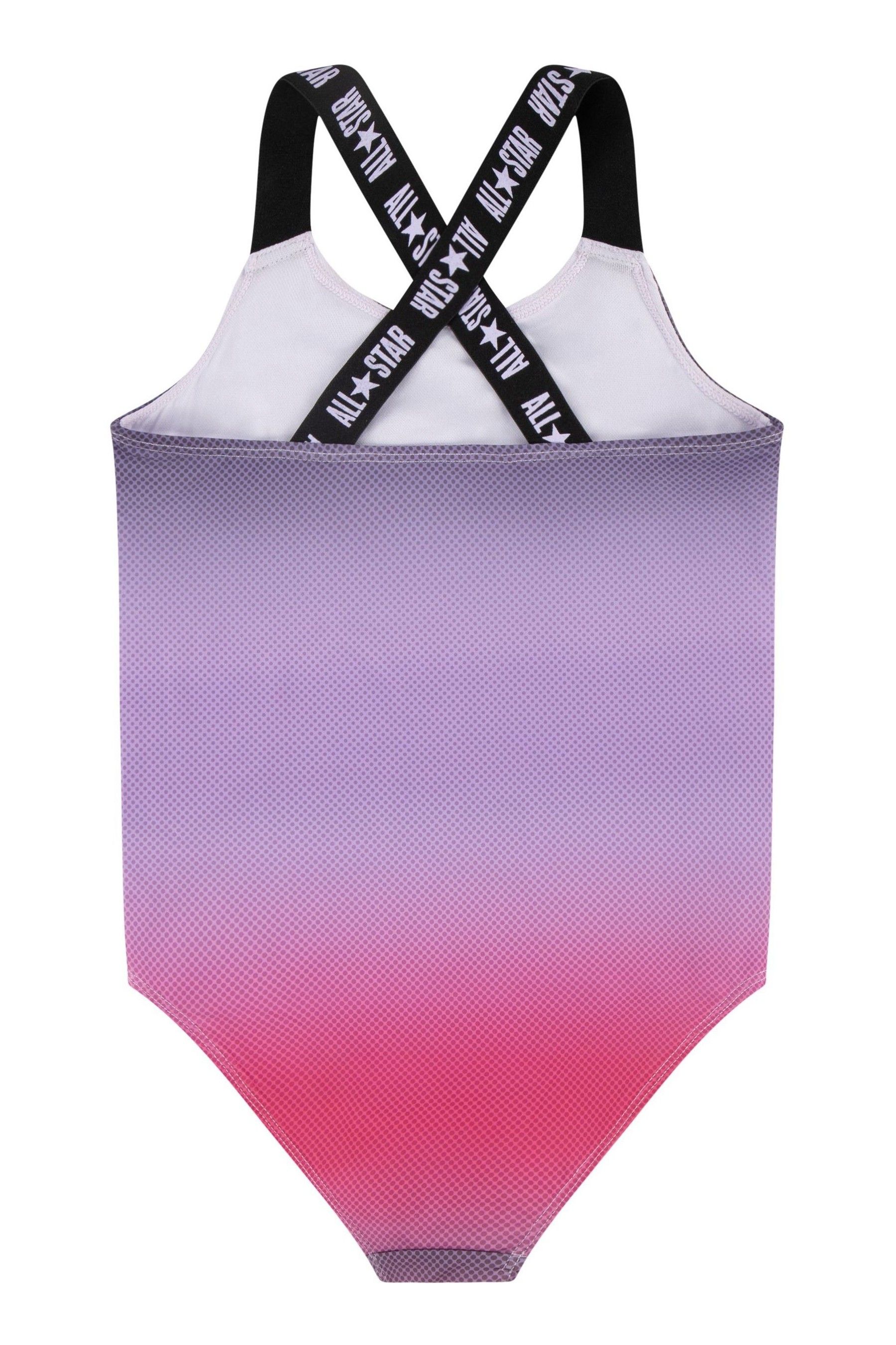 Buy Converse Lilac Purple Tape Logo Swimsuit from Next Ireland