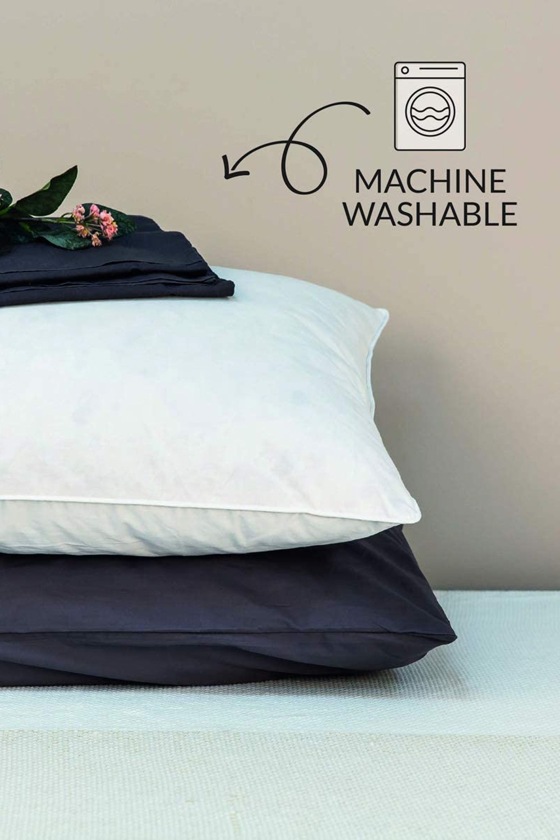 Snuggledown wash and dry me duck down pillow top
